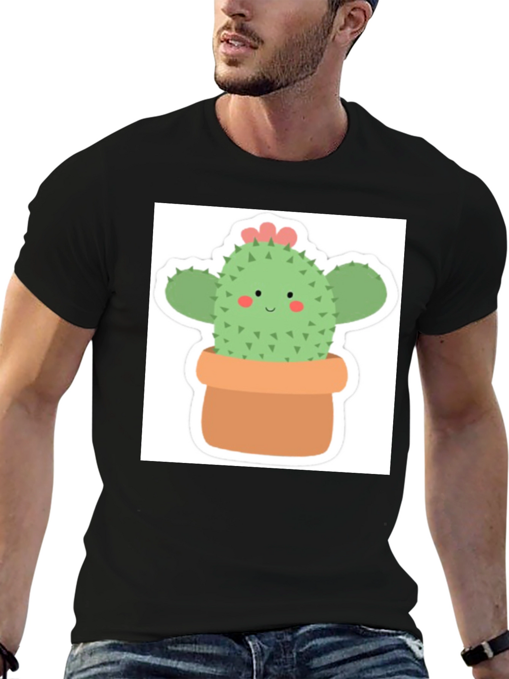 Cute Cactus Plant T-Shirt