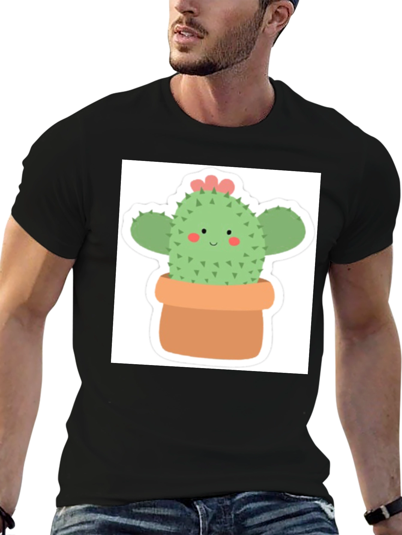 Cute Cactus Plant T-Shirt