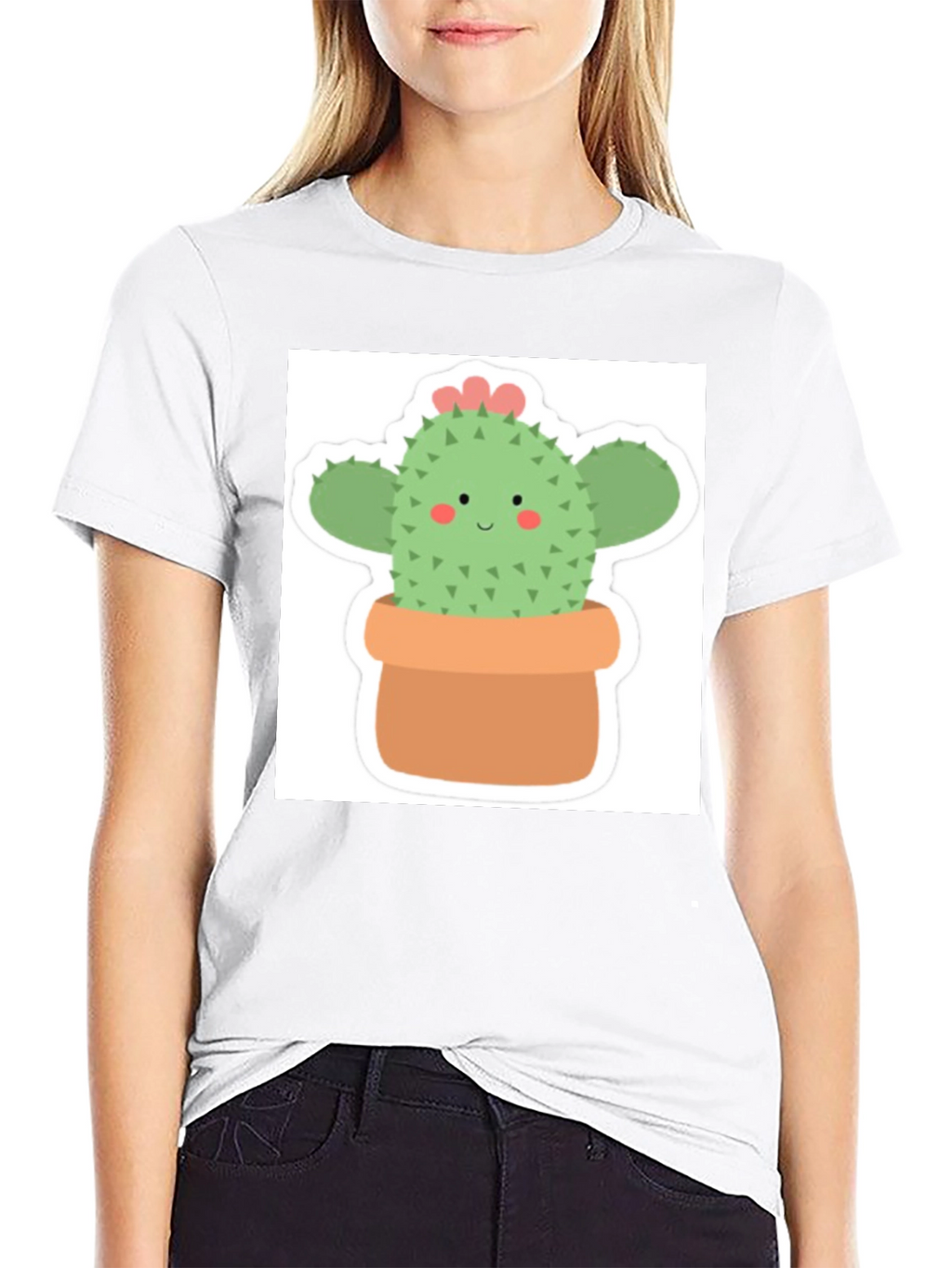 Cute Cactus Plant T-Shirt