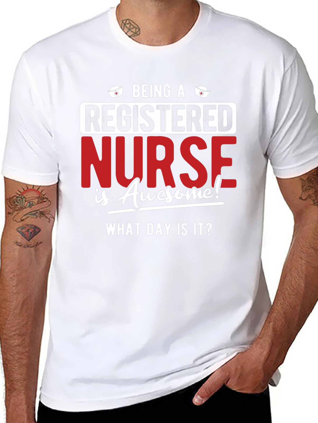 Registered Nurse T-Shirt - Awesome Nurse Life