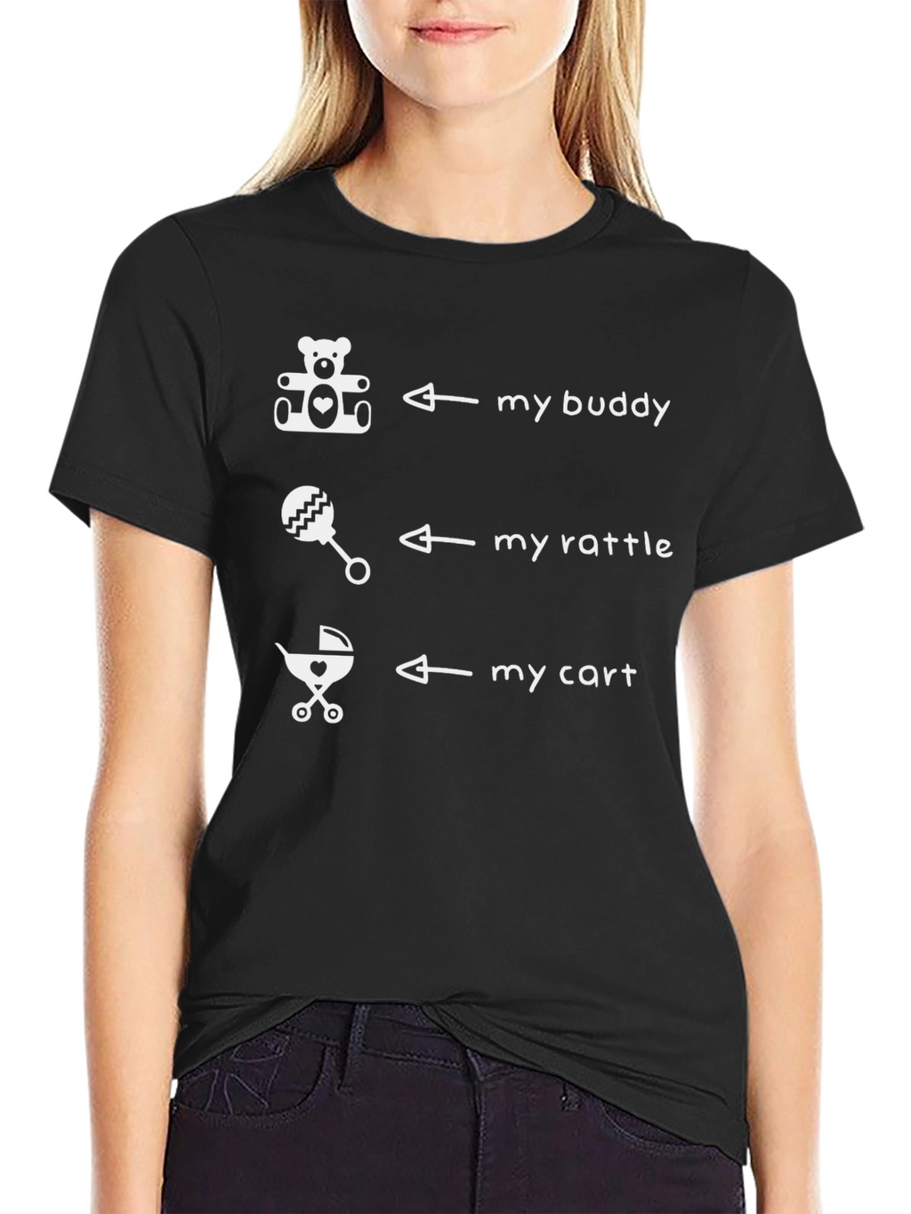 My Buddy My Rattle My Cart - Baby T-Shirt