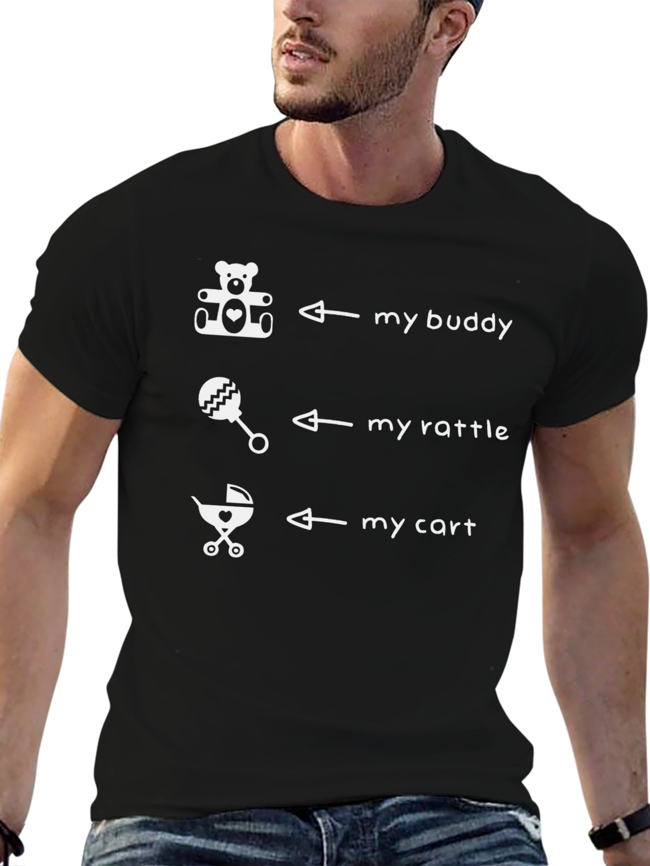 My Buddy My Rattle My Cart - Baby T-Shirt