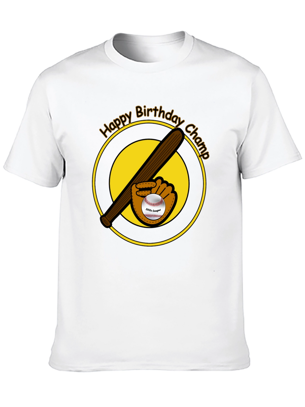 Happy Birthday Champ Baseball T-Shirt