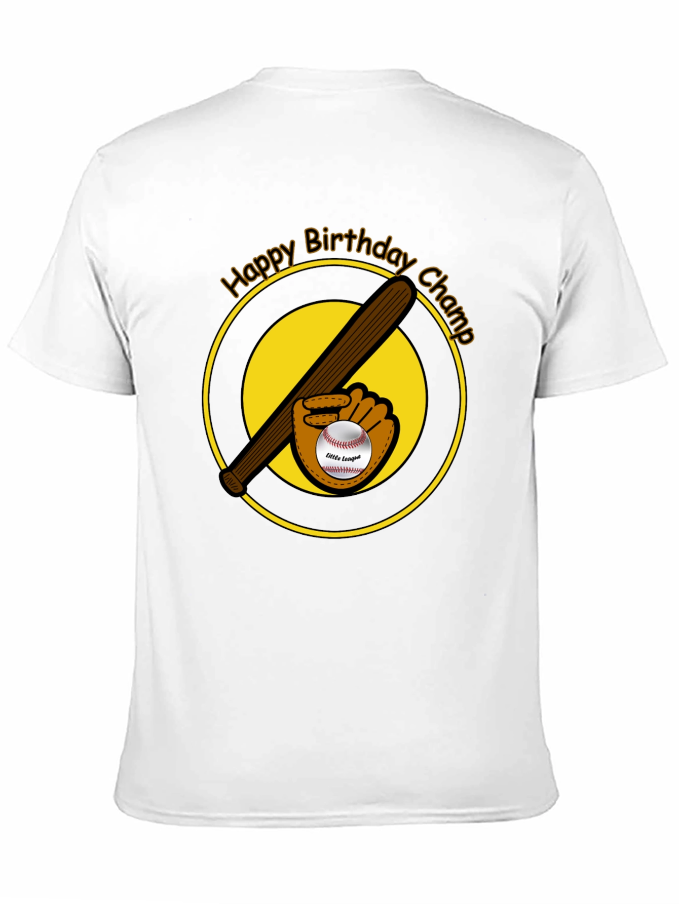 Happy Birthday Champ Baseball T-Shirt