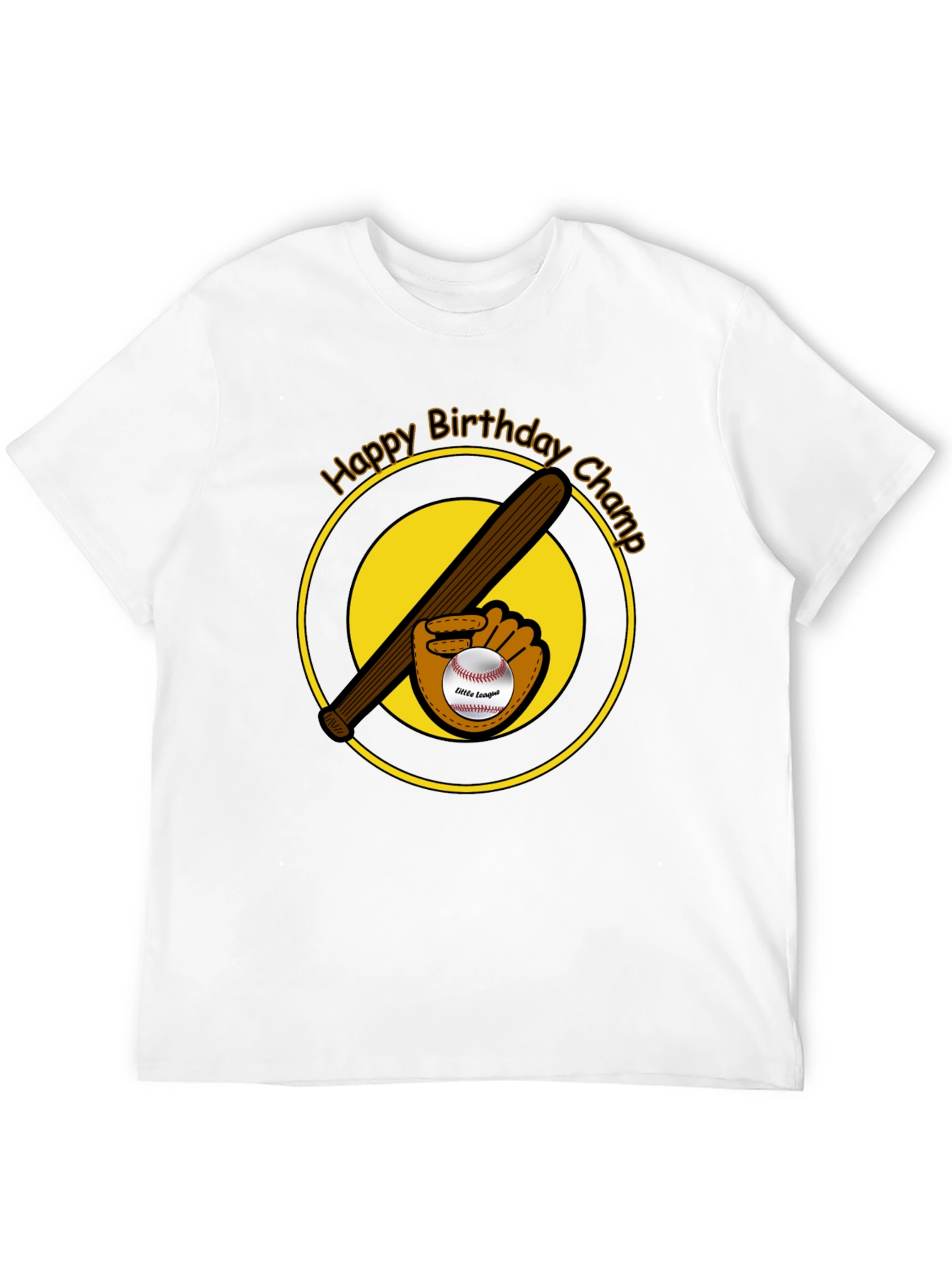 Happy Birthday Champ Baseball T-Shirt