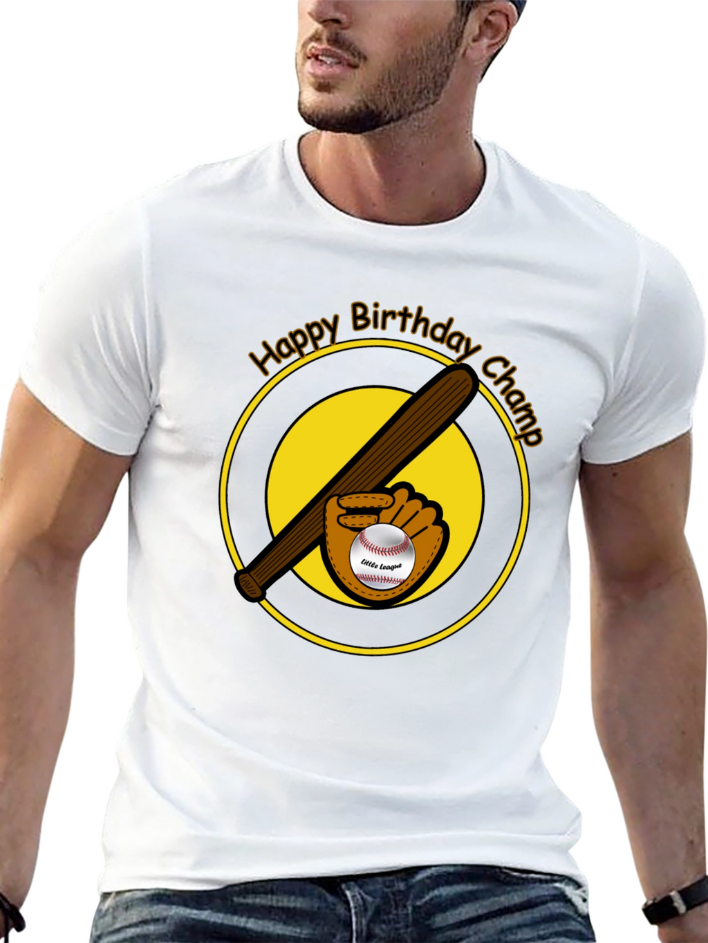 Happy Birthday Champ Baseball T-Shirt