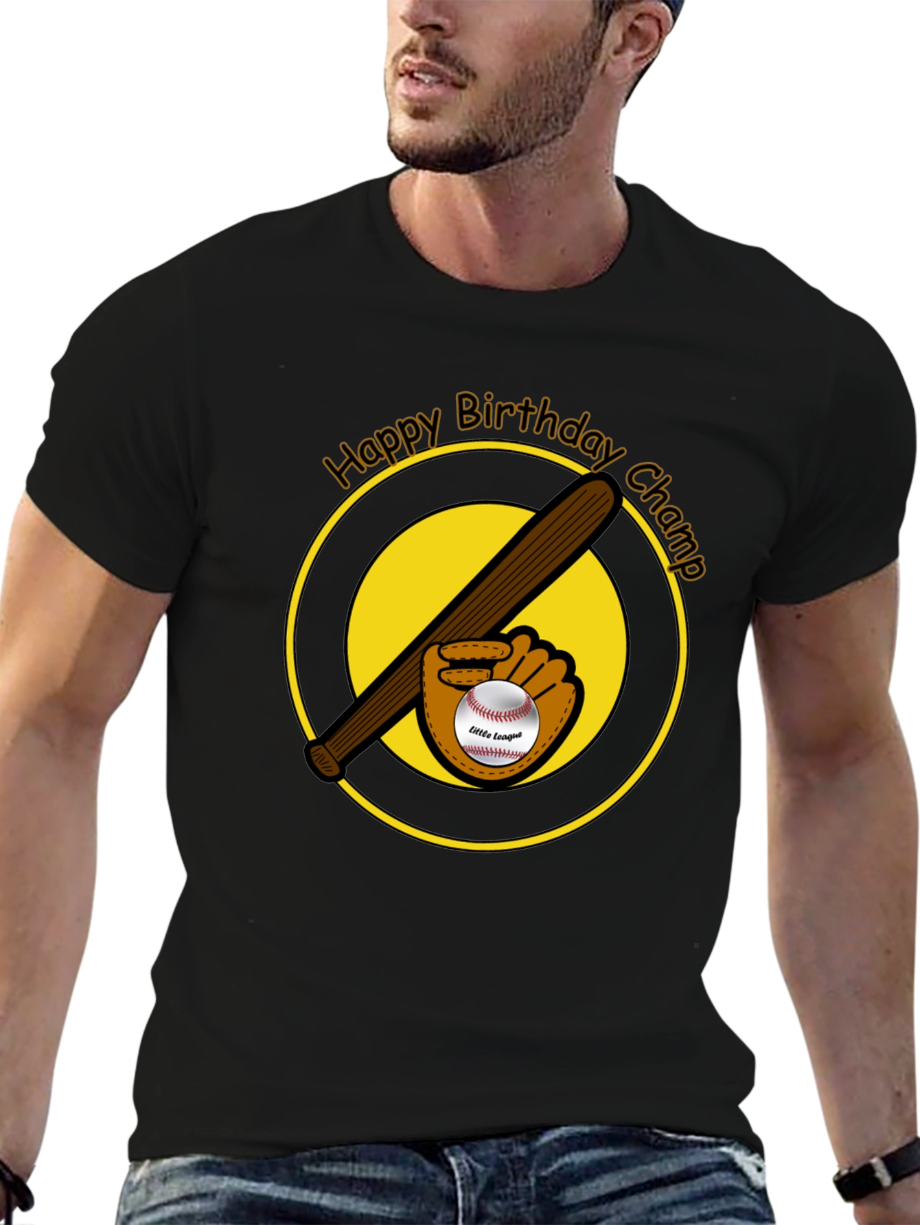 Happy Birthday Champ Baseball T-Shirt