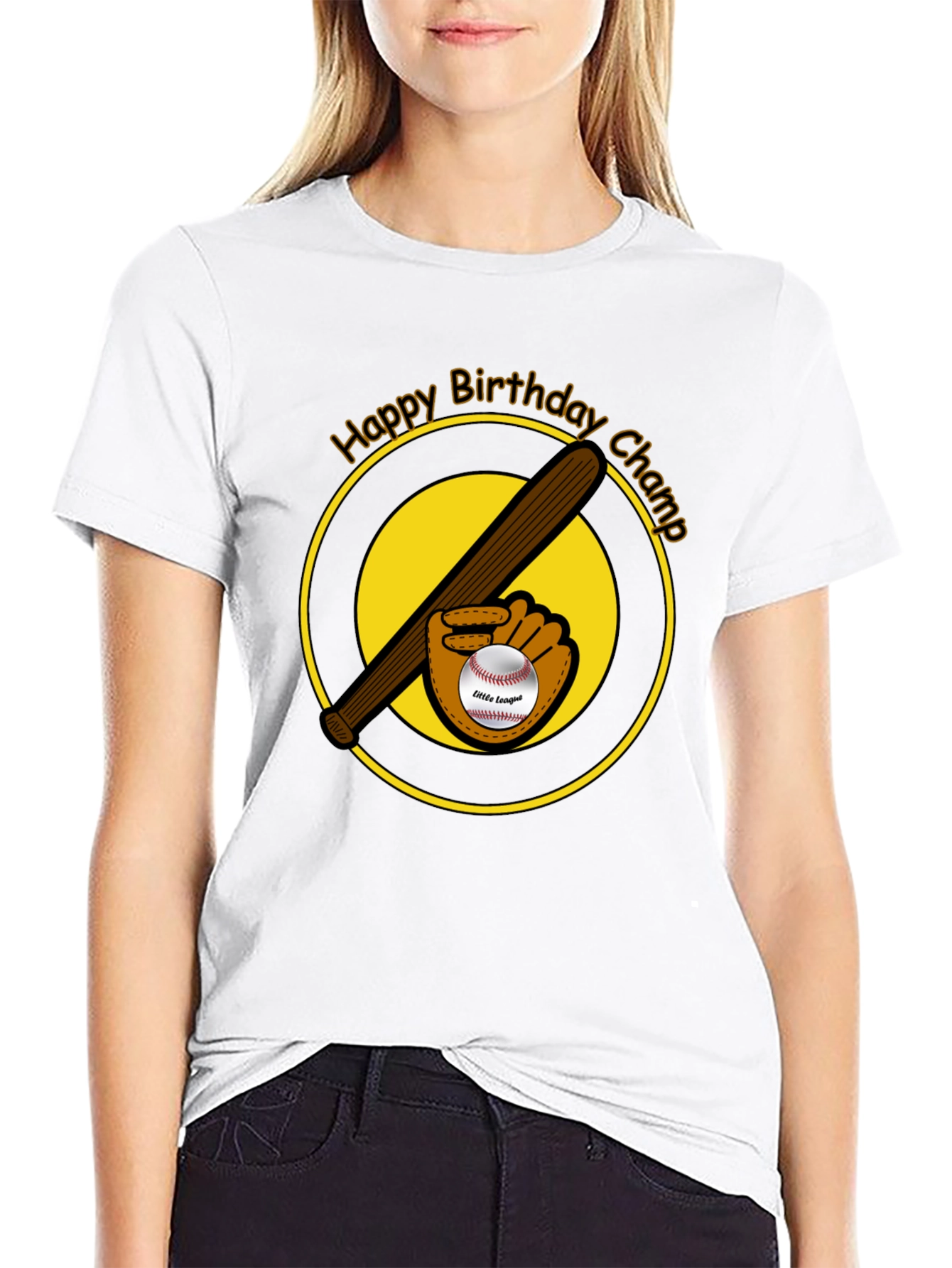 Happy Birthday Champ Baseball T-Shirt