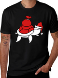 Festive Turtle T-Shirt - Holiday Ready
