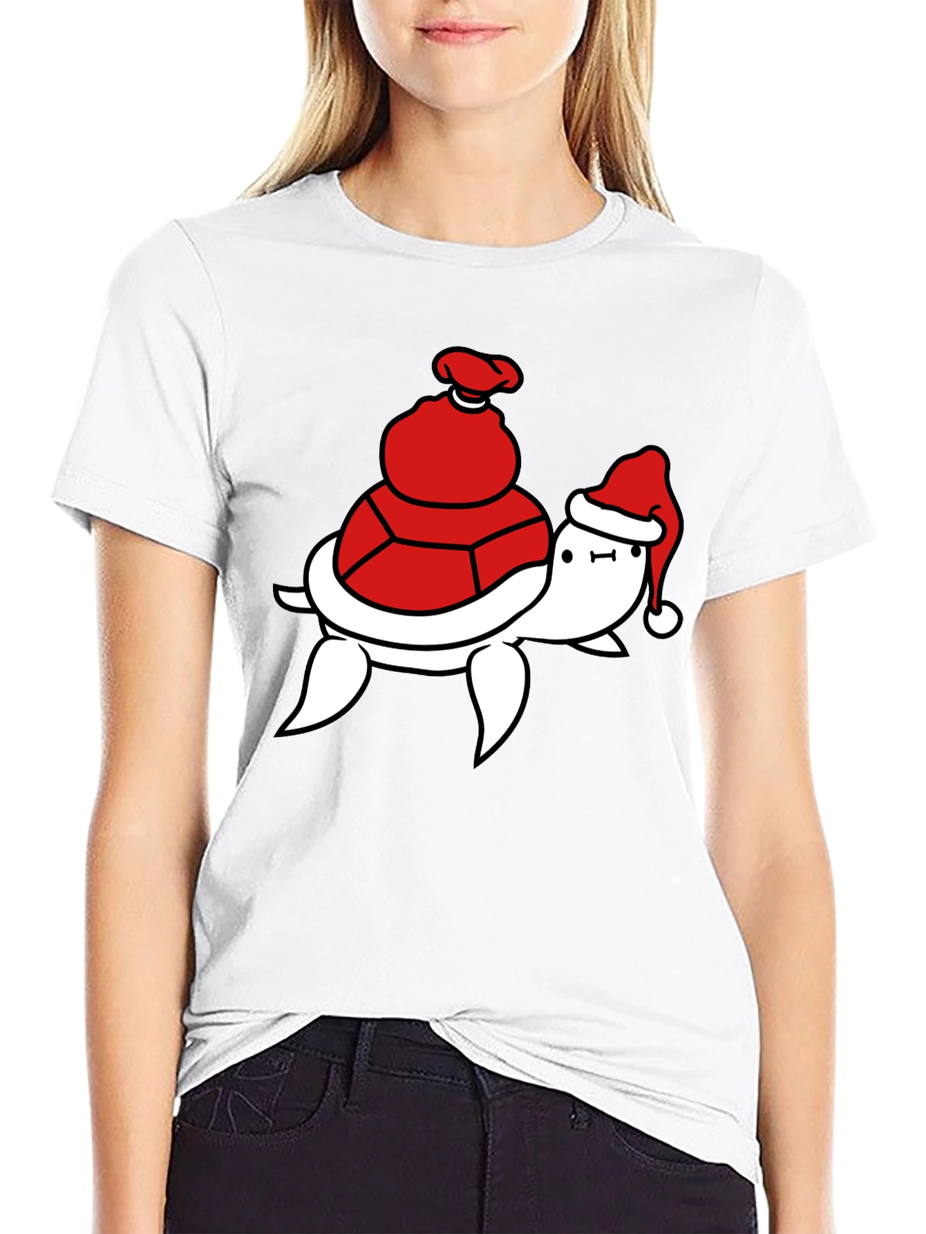 Festive Turtle T-Shirt - Holiday Ready