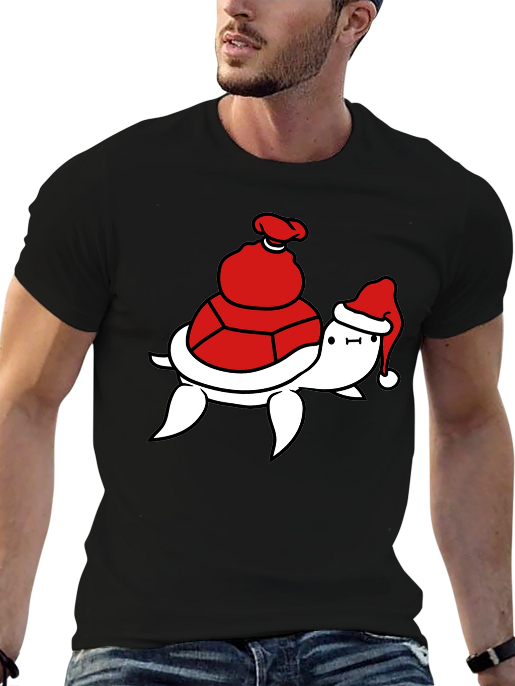 Festive Turtle T-Shirt - Holiday Ready