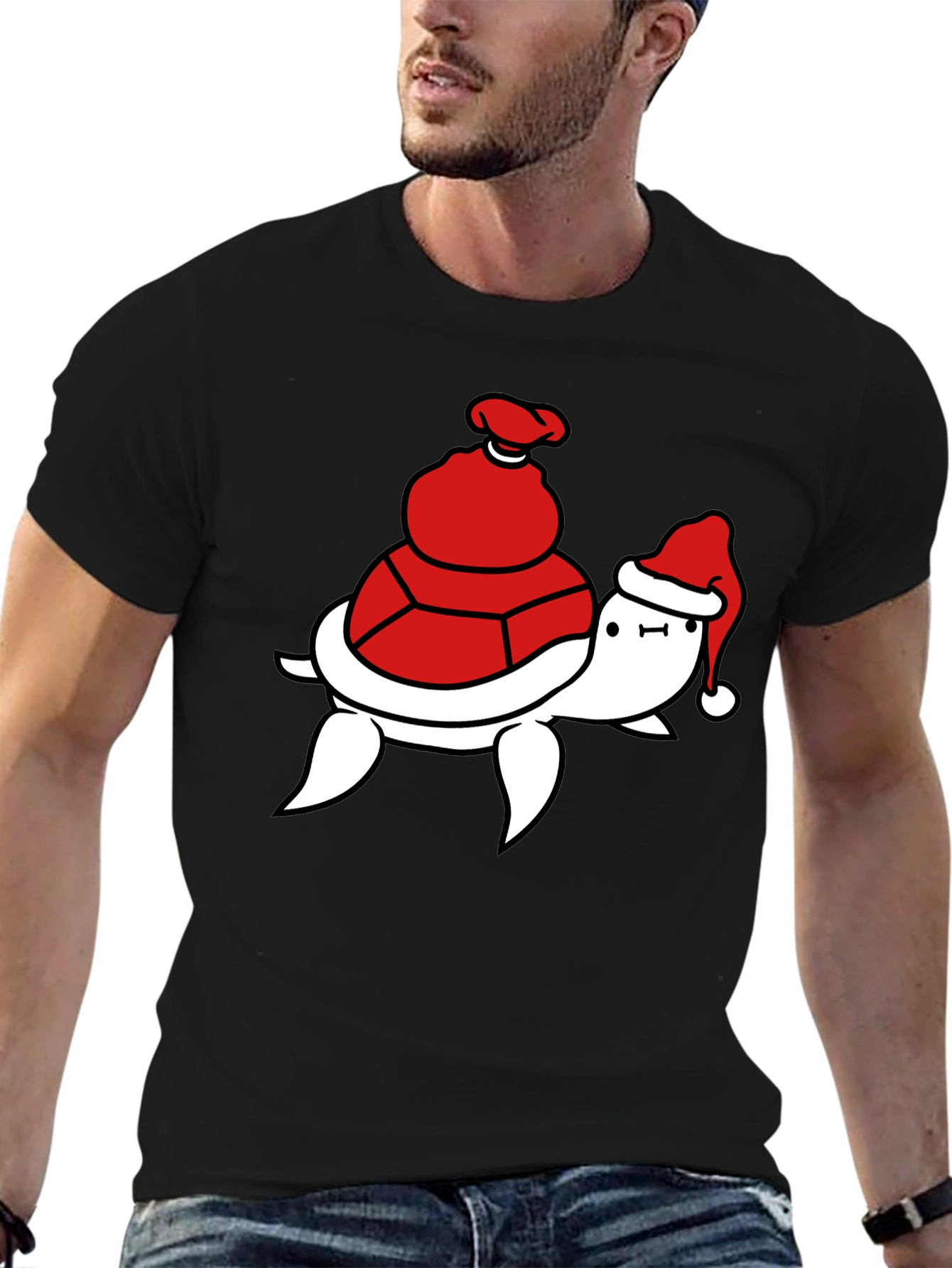 Festive Turtle T-Shirt - Holiday Ready