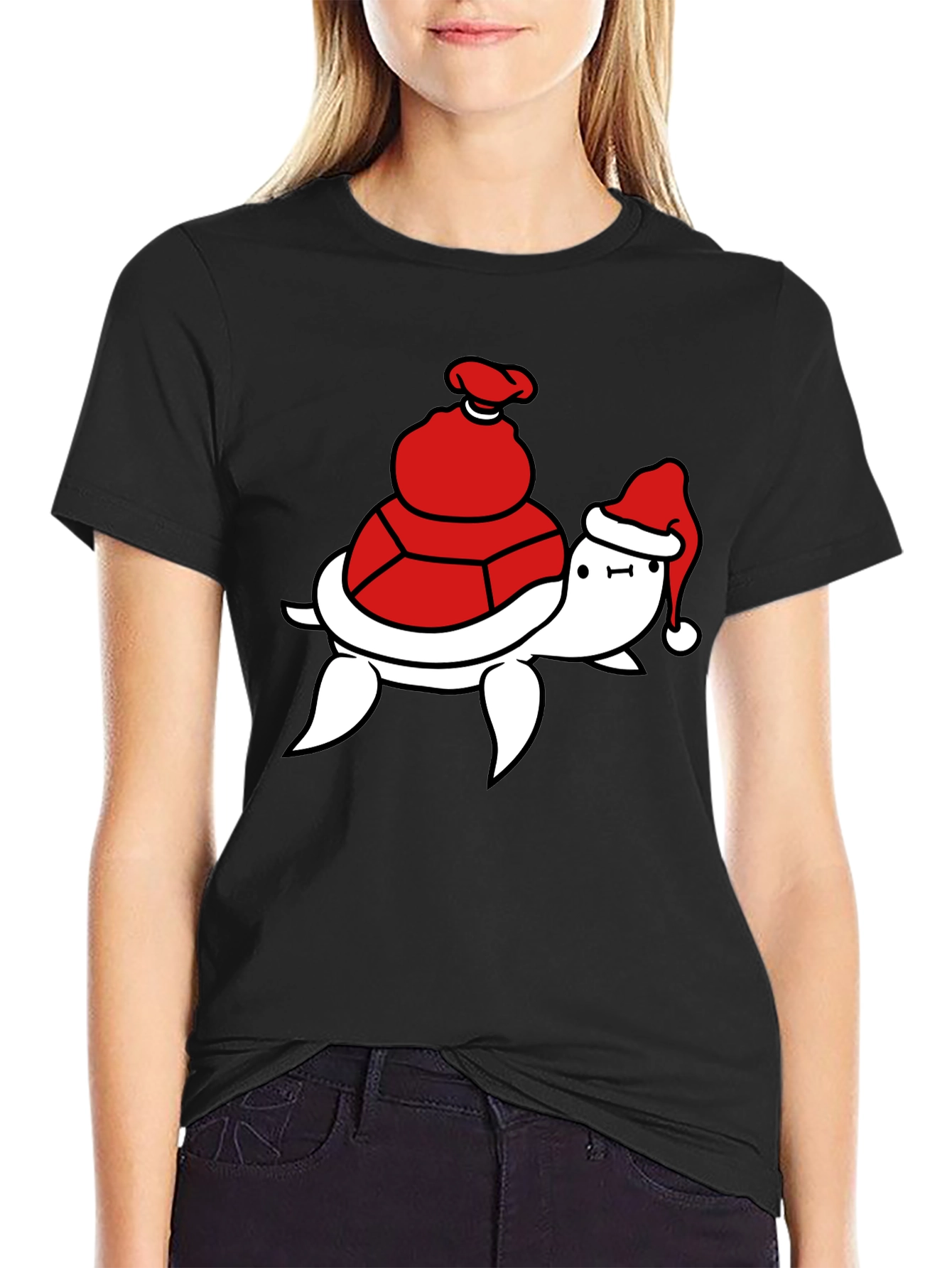 Festive Turtle T-Shirt - Holiday Ready