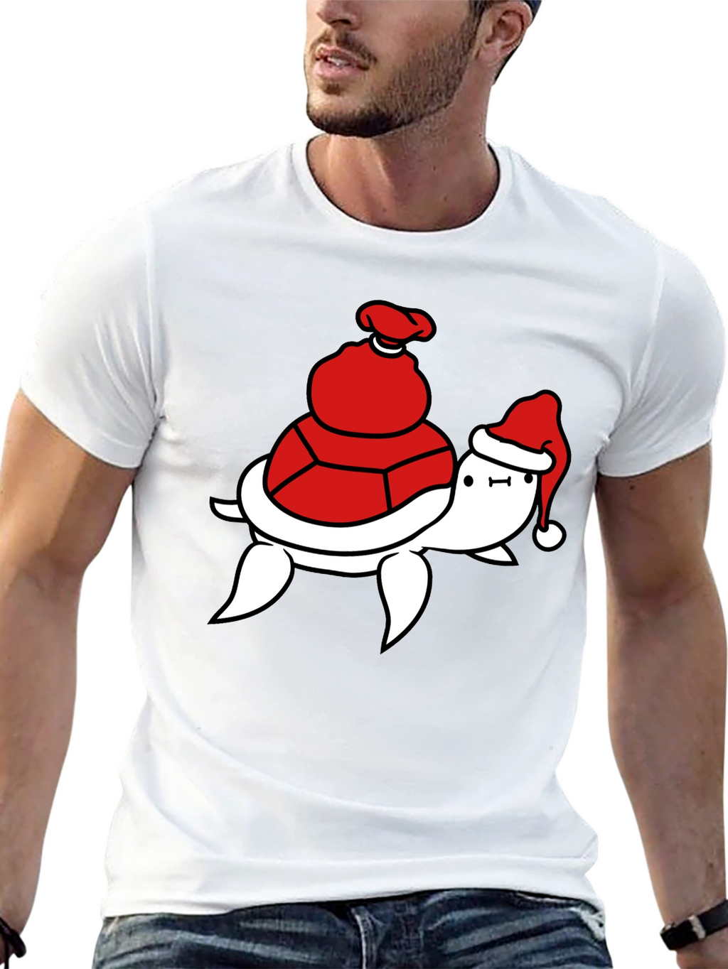 Festive Turtle T-Shirt - Holiday Ready
