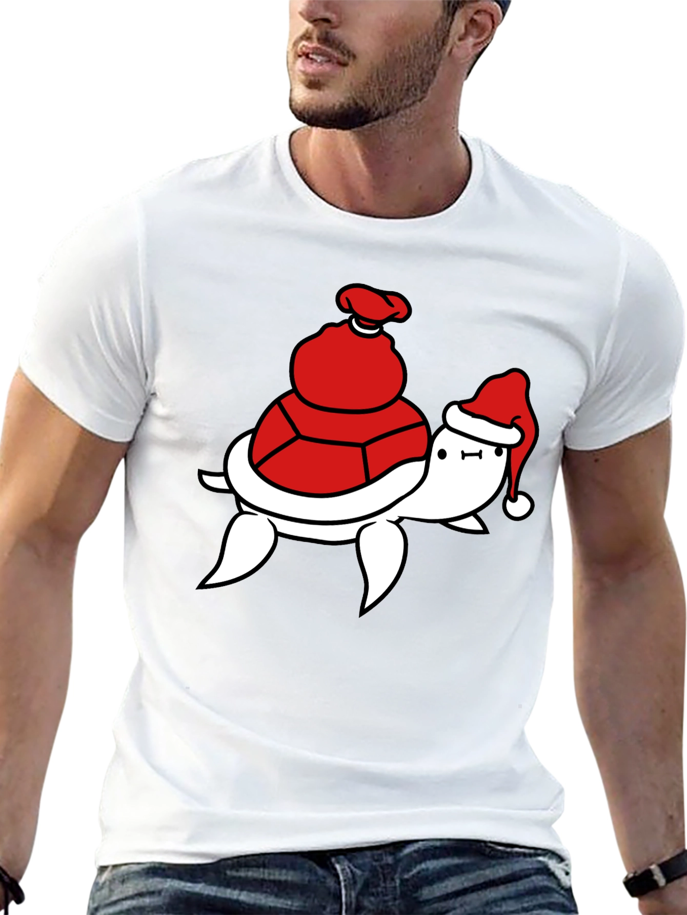 Festive Turtle T-Shirt - Holiday Ready