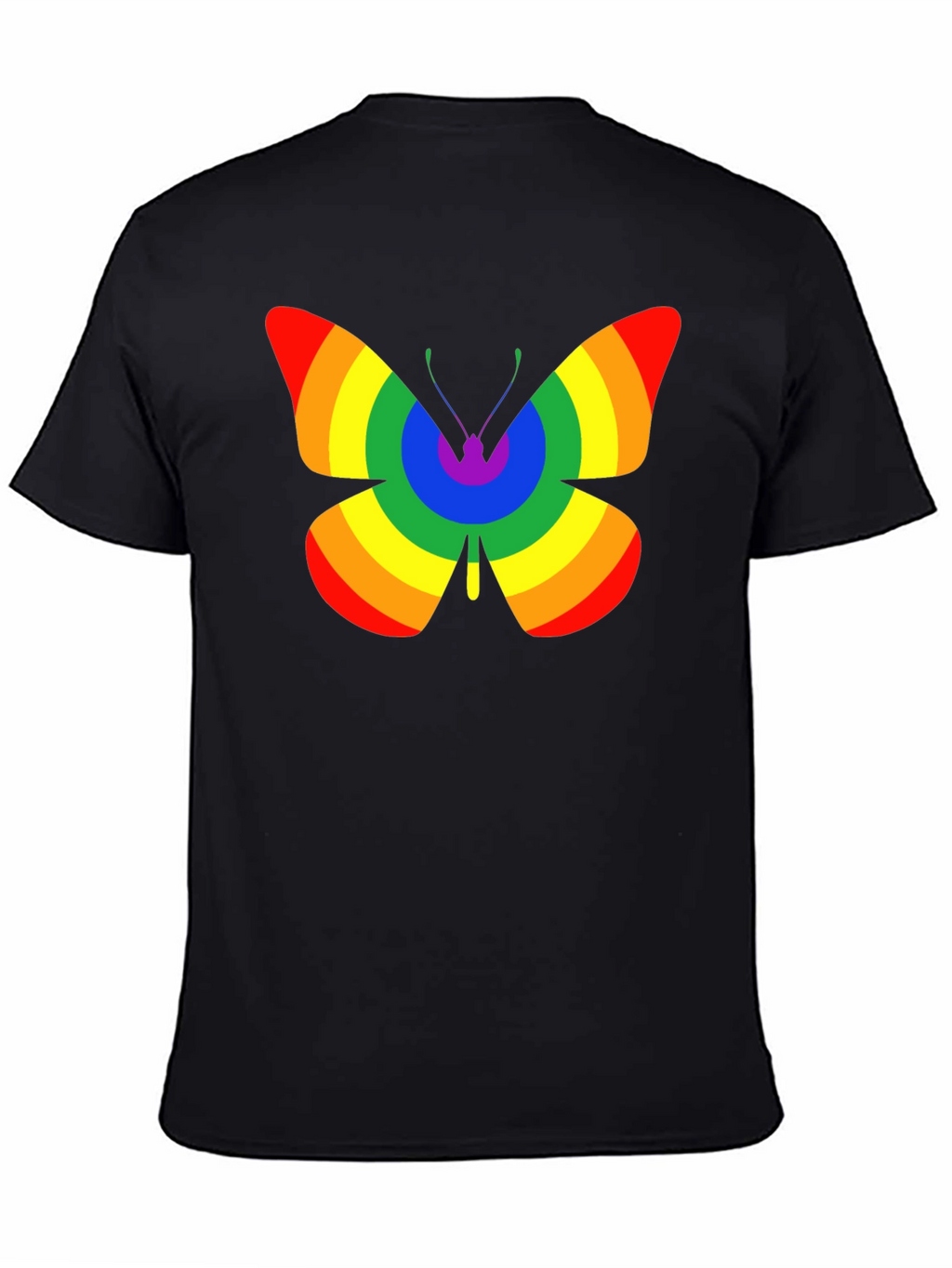 Rainbow Butterfly Graphic Tee
