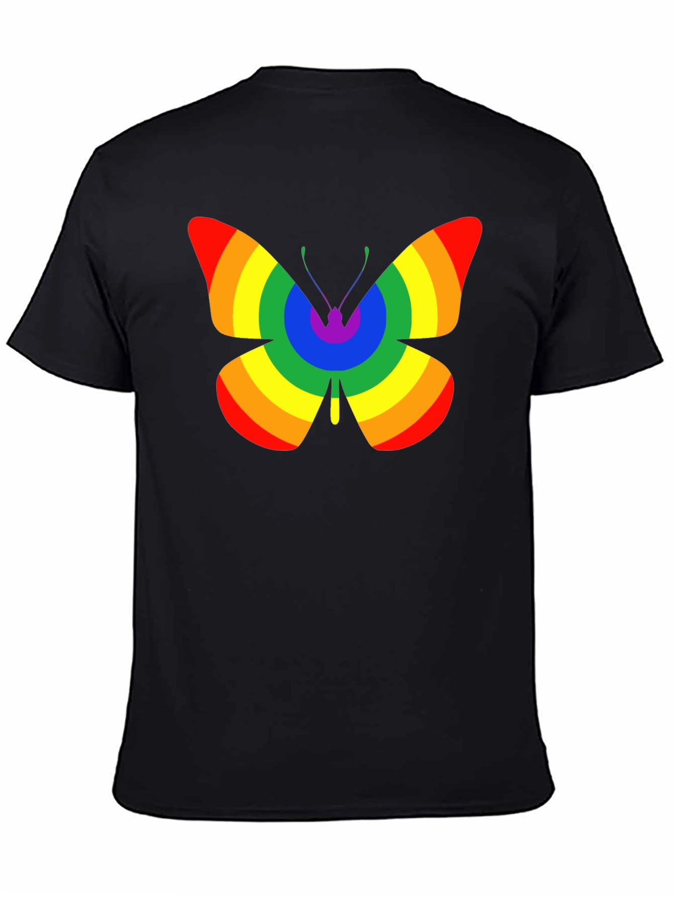 Rainbow Butterfly Graphic Tee