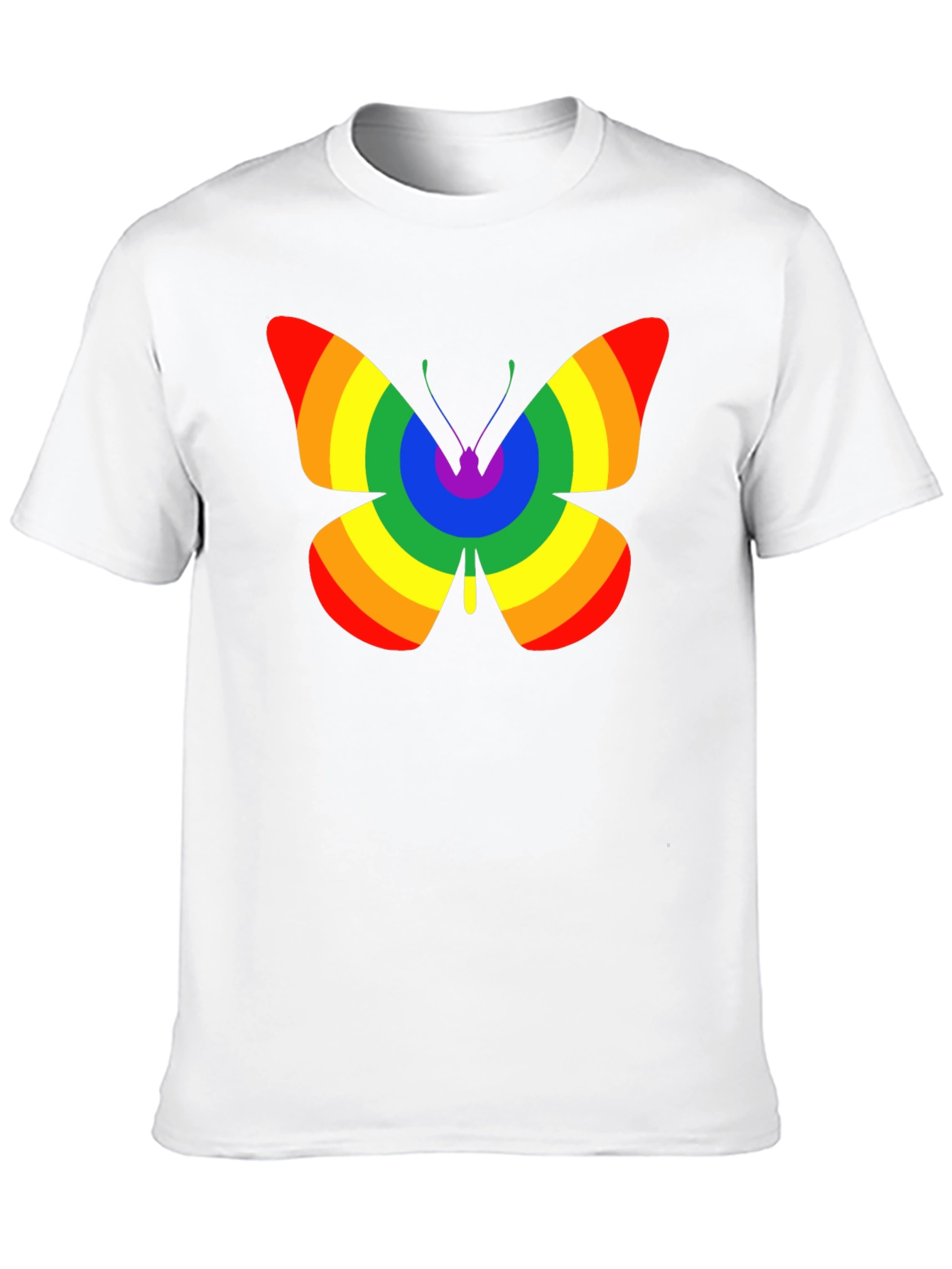 Rainbow Butterfly Graphic Tee
