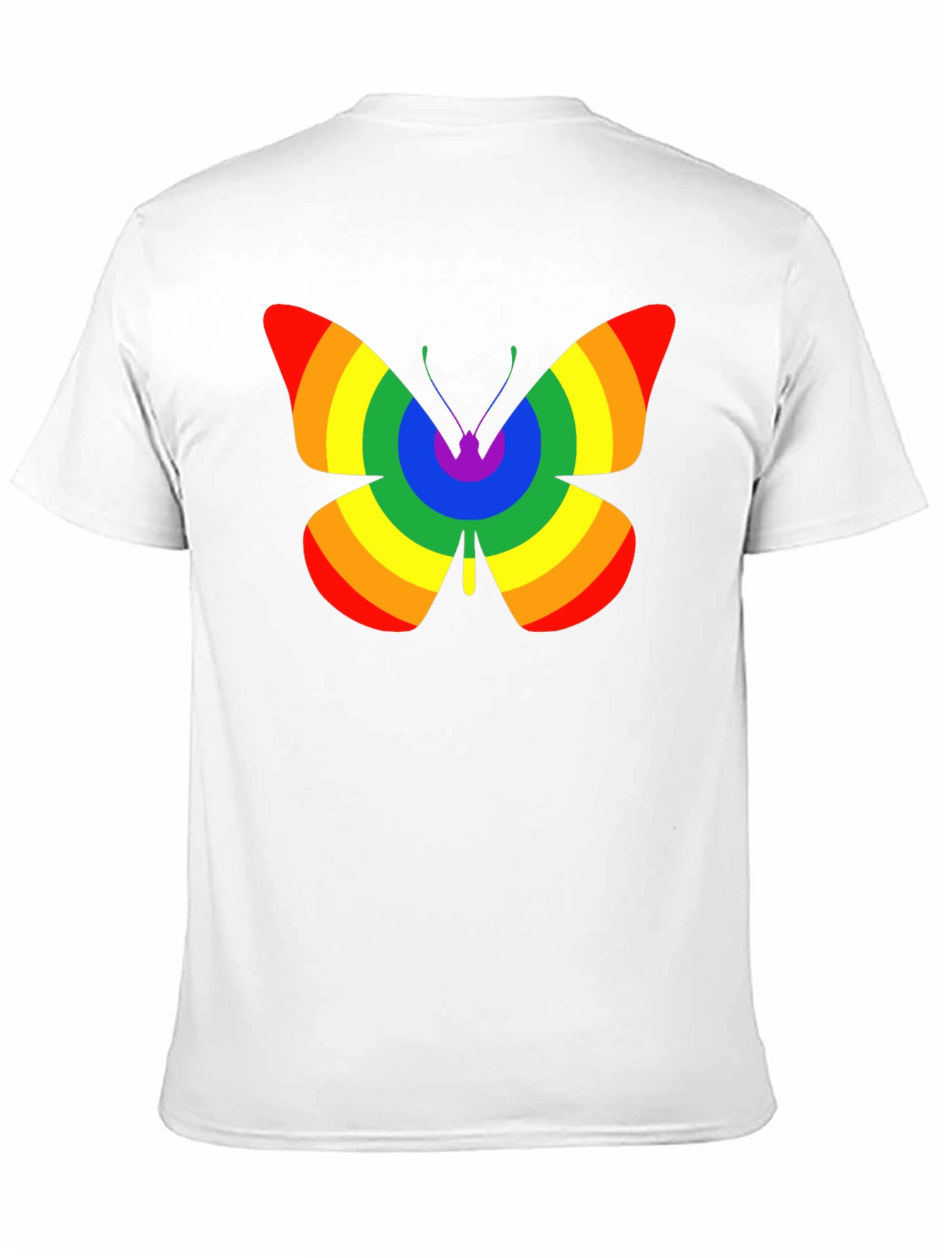 Rainbow Butterfly Graphic Tee