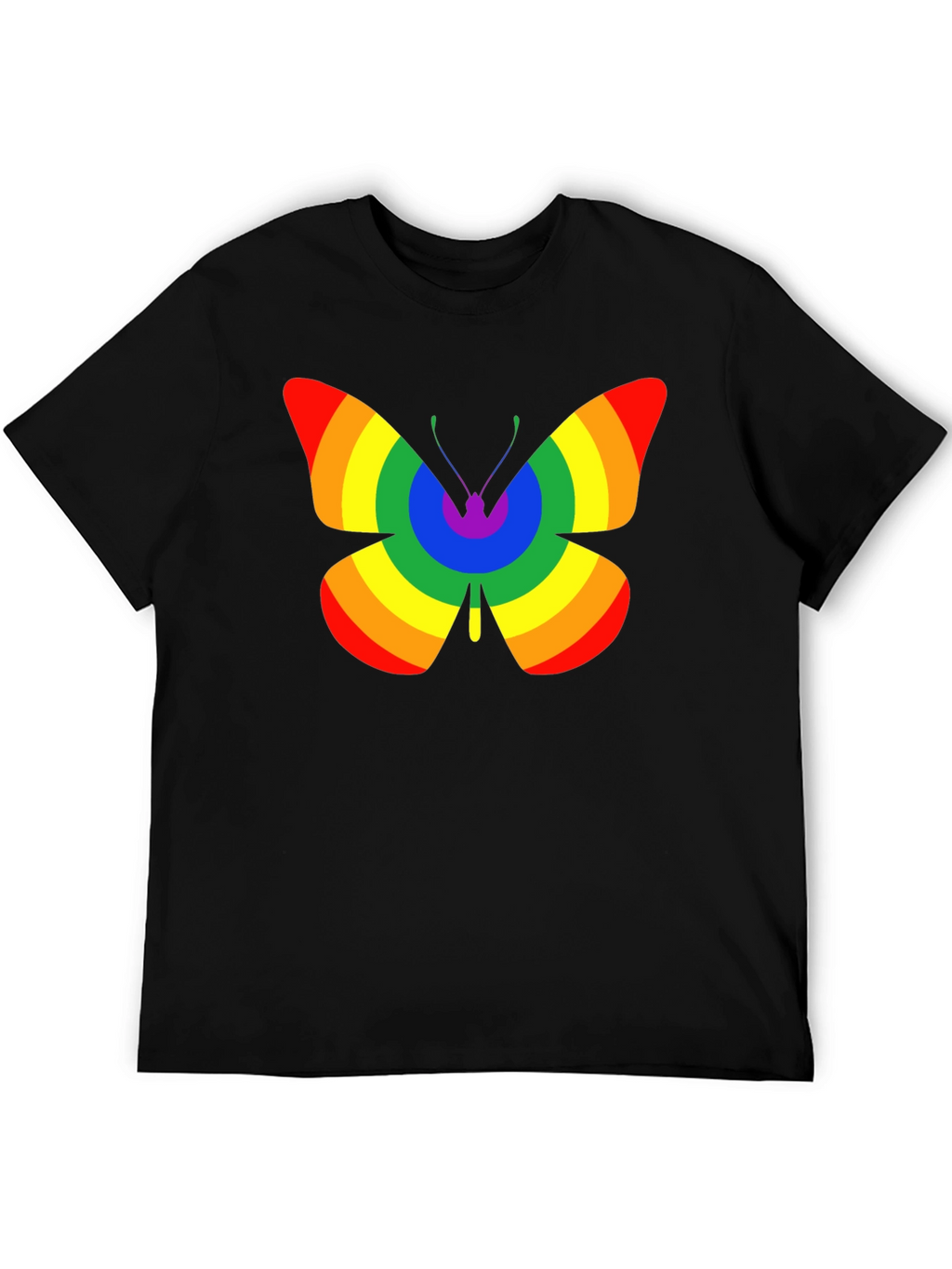 Rainbow Butterfly Graphic Tee