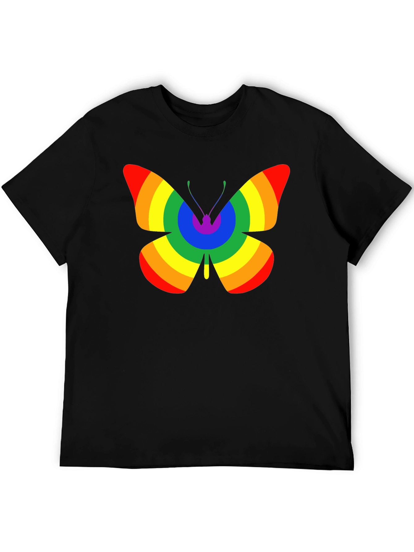 Rainbow Butterfly Graphic Tee