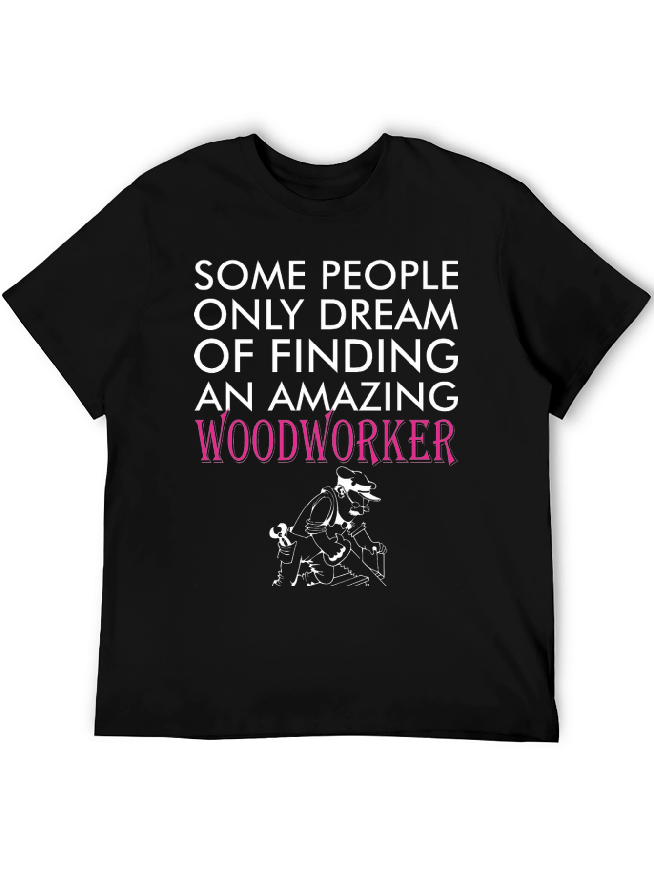 Amazing Woodworker Graphic T-Shirt - Black