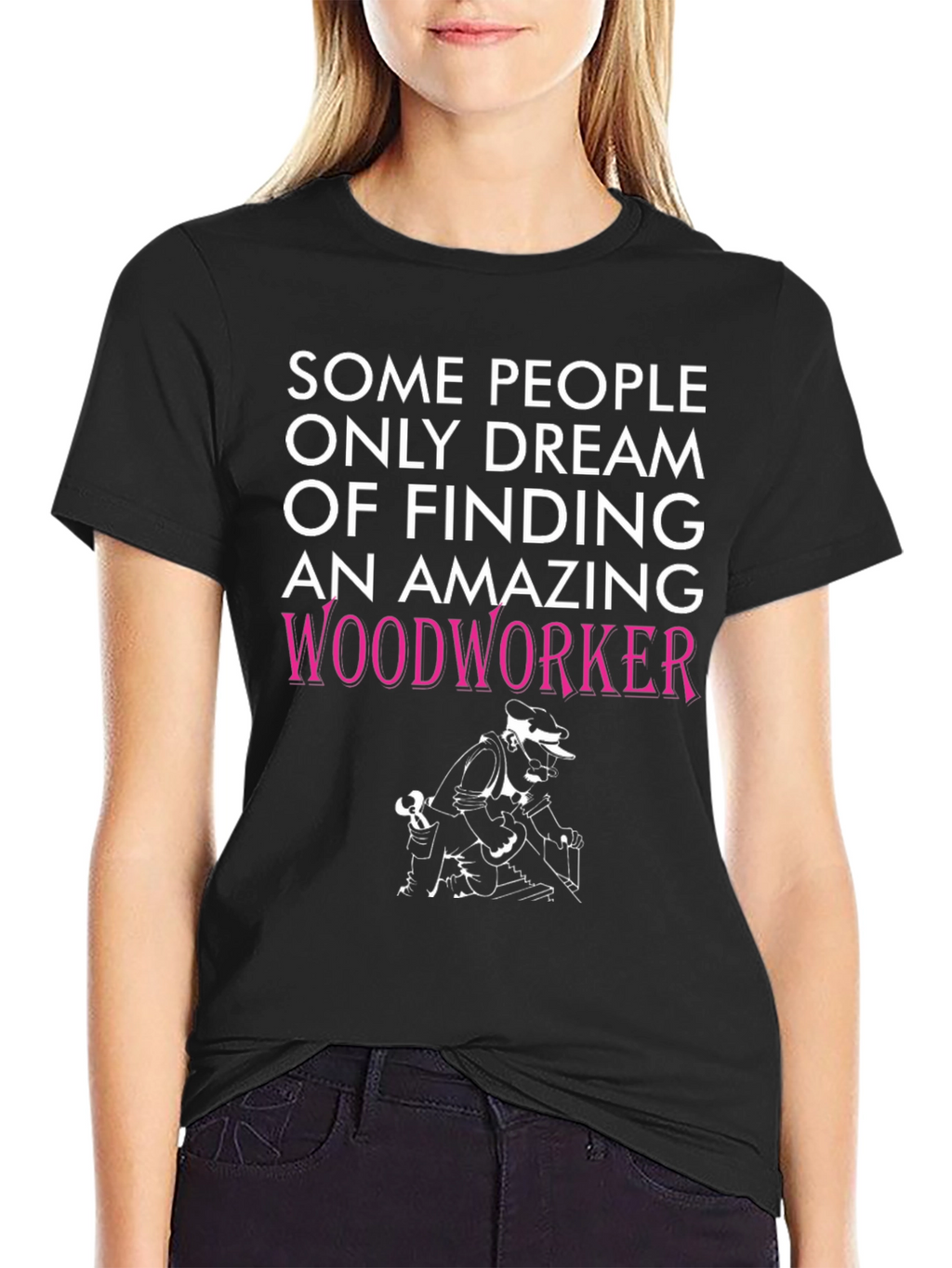 Amazing Woodworker Graphic T-Shirt - Black