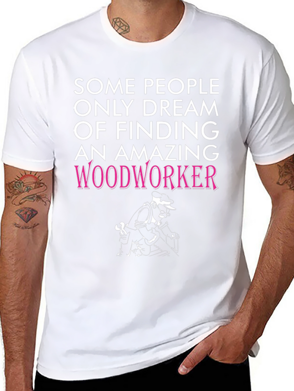 Amazing Woodworker Graphic T-Shirt - Black
