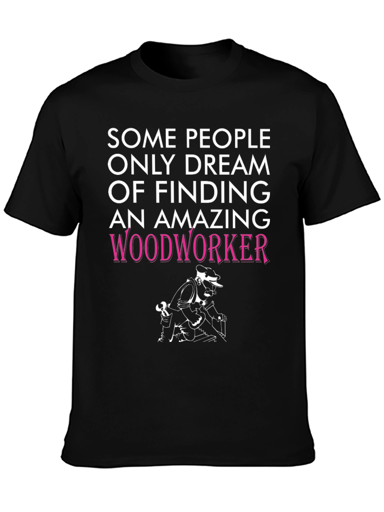 Amazing Woodworker Graphic T-Shirt - Black