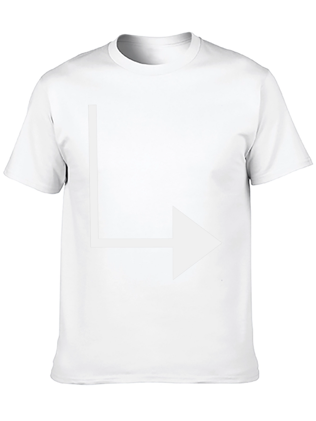 Right Arrow Graphic Tee - Mens Black T-Shirt