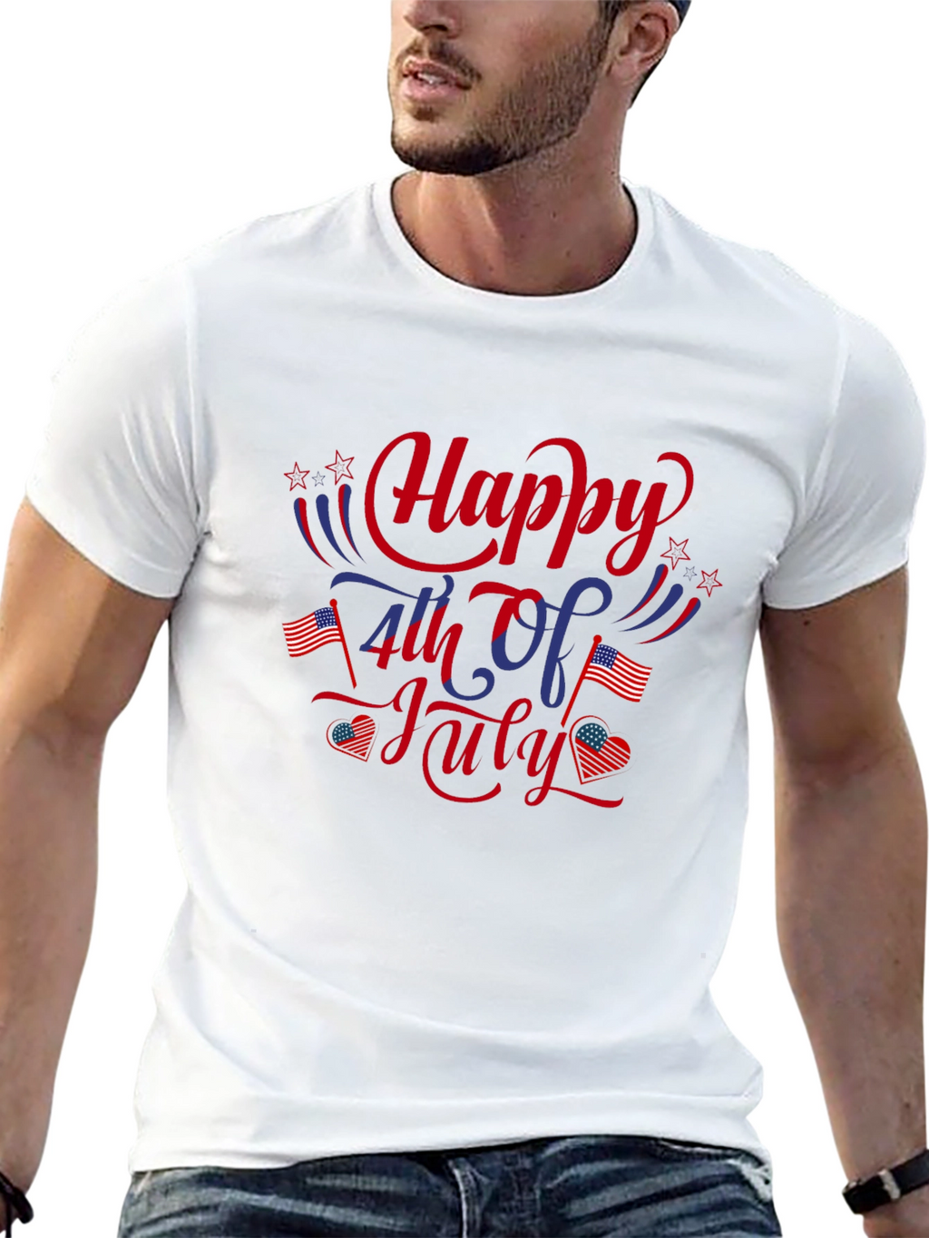 Happy 4th of July Graphic T-Shirt