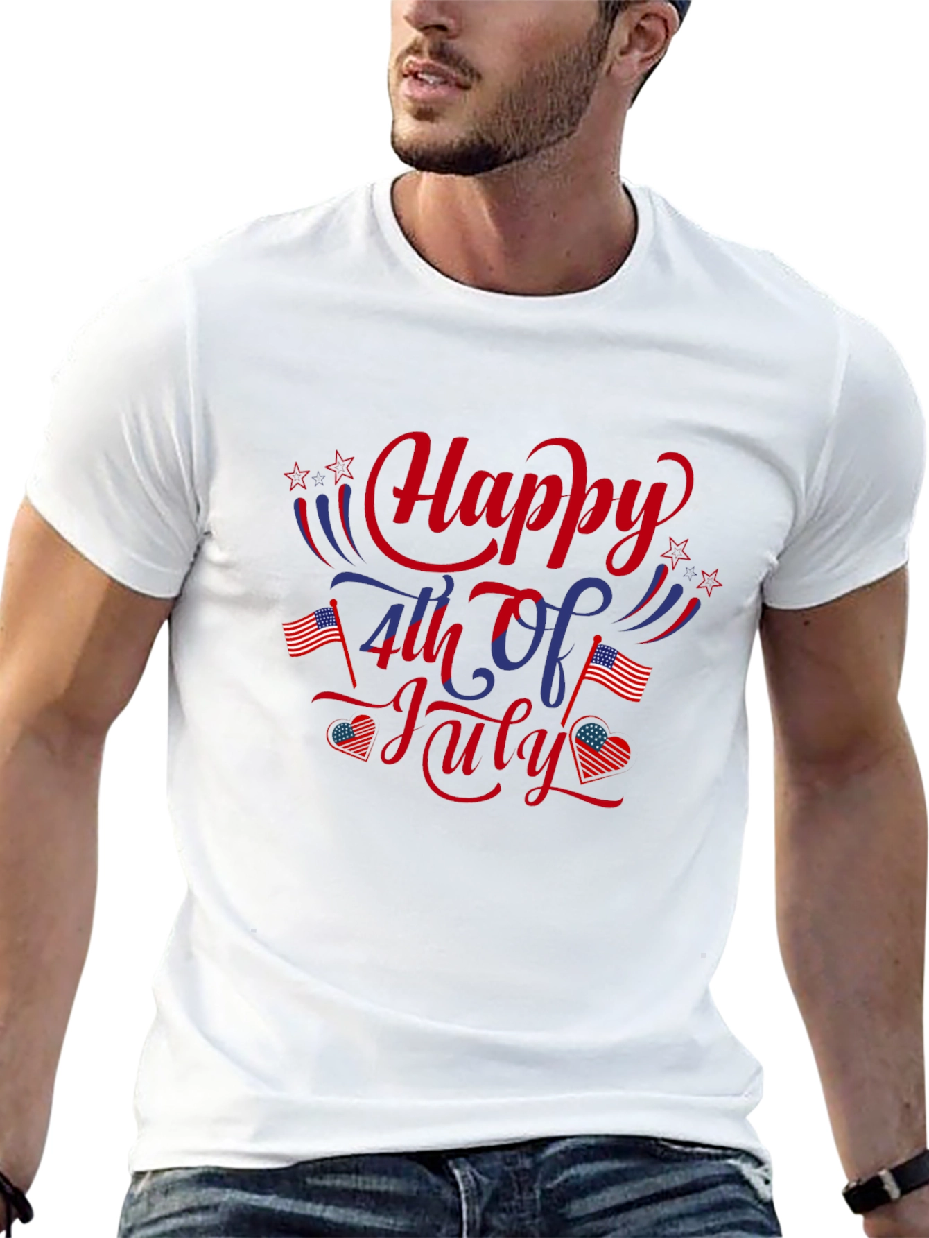 Happy 4th of July Graphic T-Shirt
