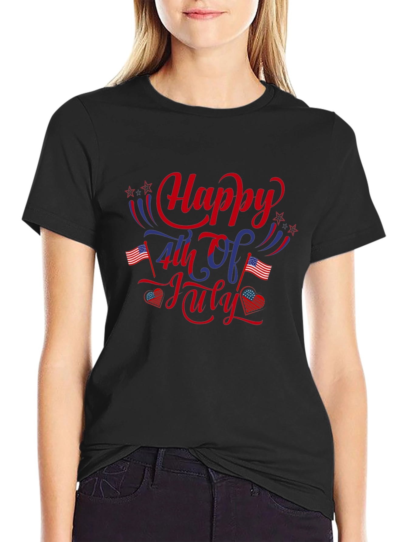 Happy 4th of July Graphic T-Shirt