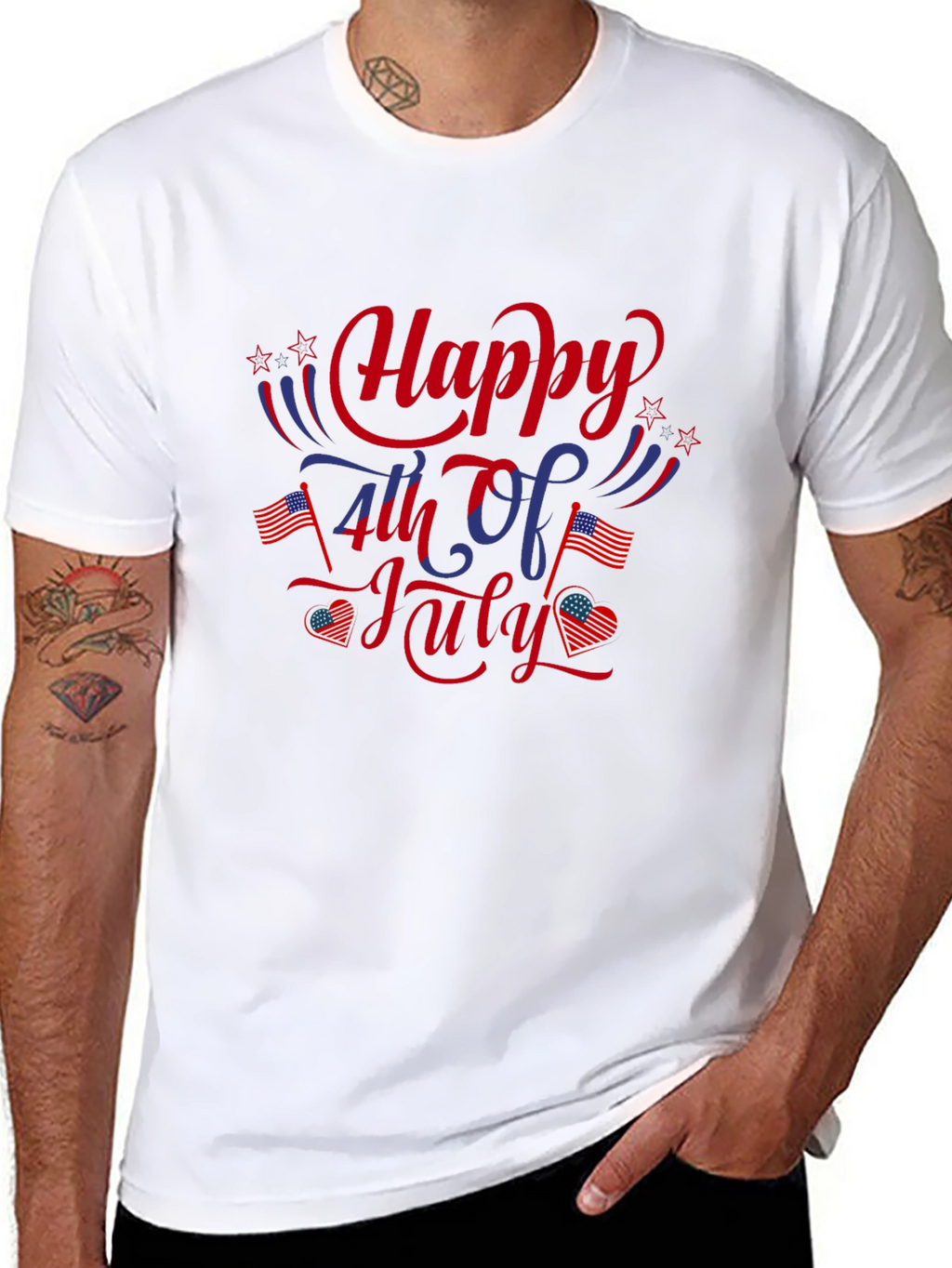 Happy 4th of July Graphic T-Shirt