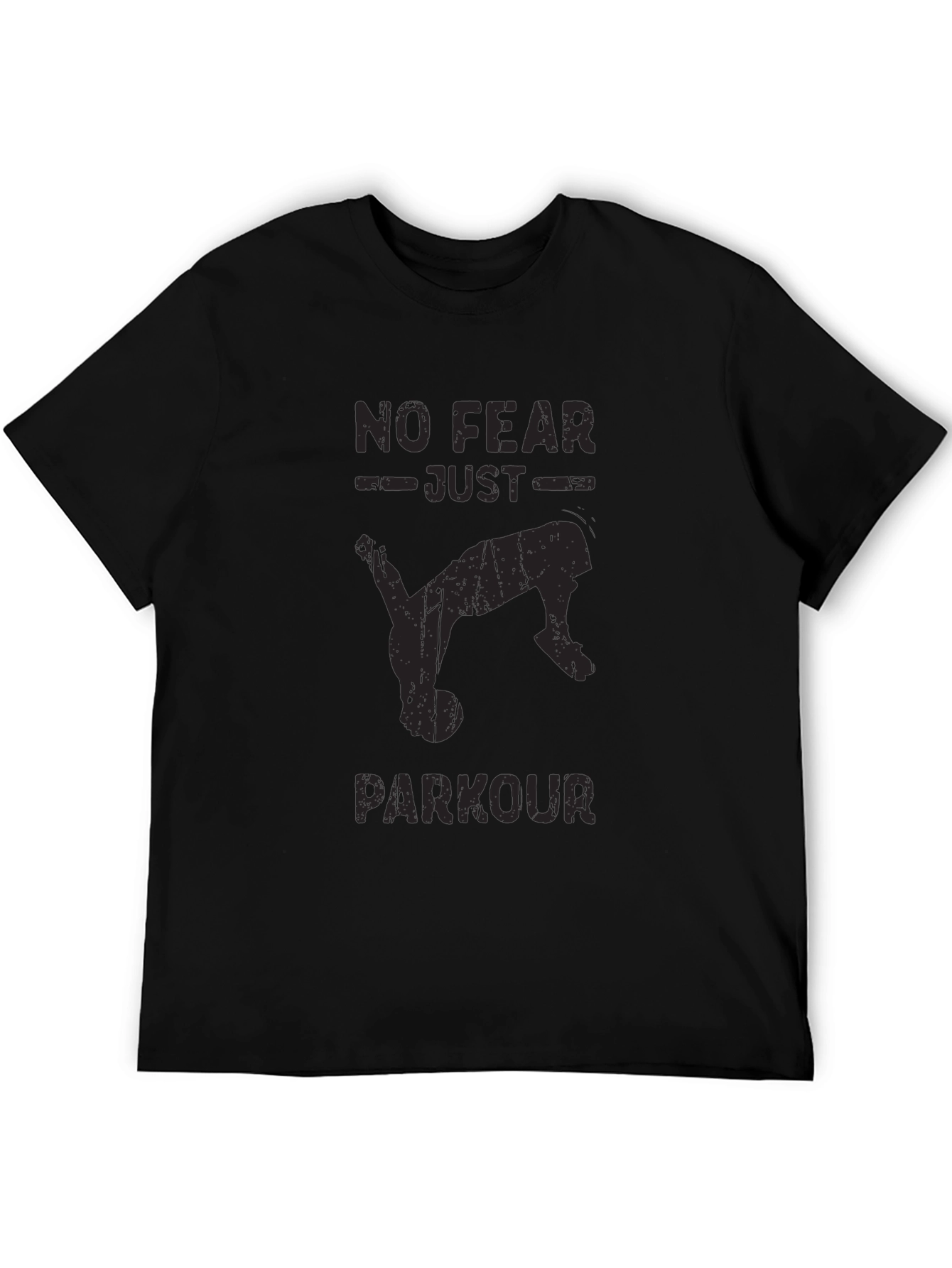 No Fear Just Parkour Black T-Shirt