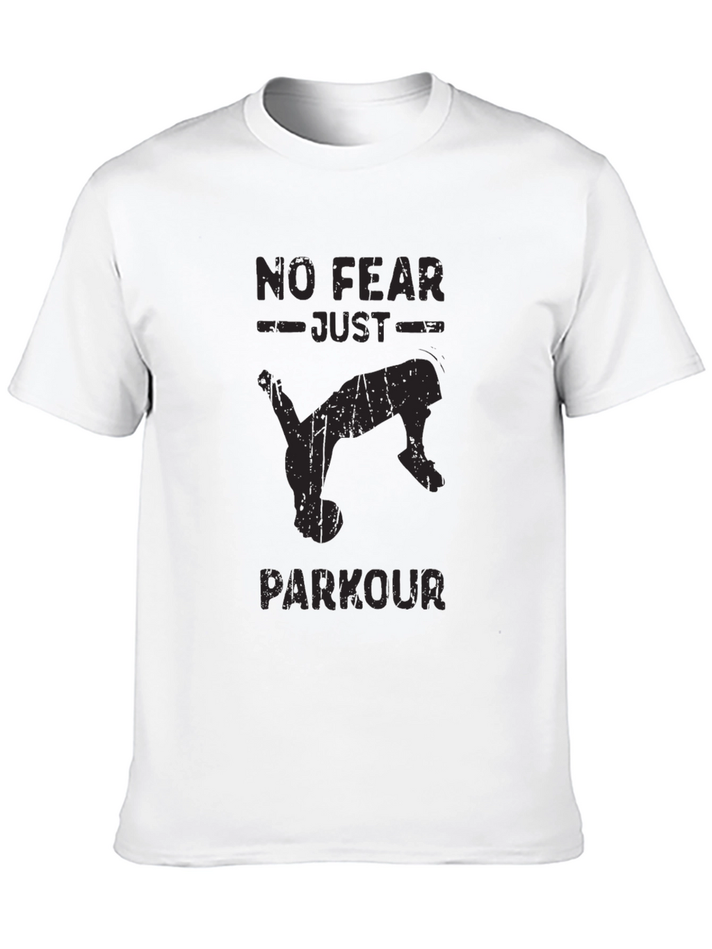 No Fear Just Parkour Black T-Shirt