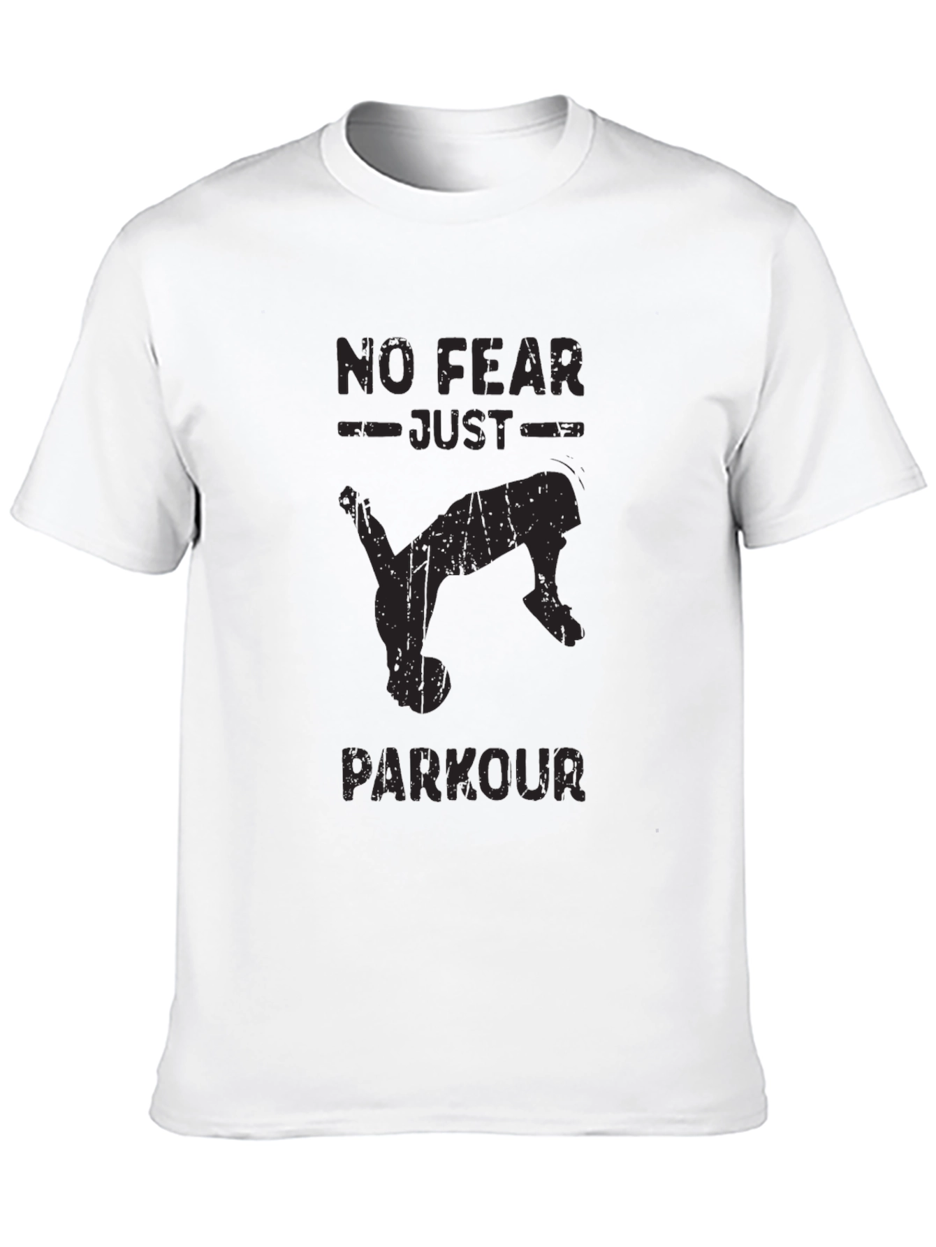 No Fear Just Parkour Black T-Shirt