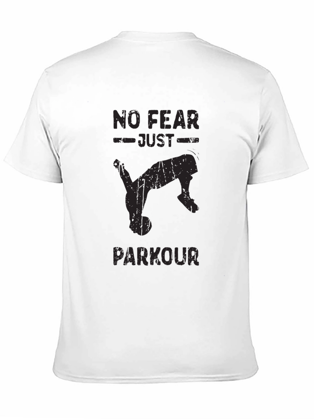 No Fear Just Parkour Black T-Shirt