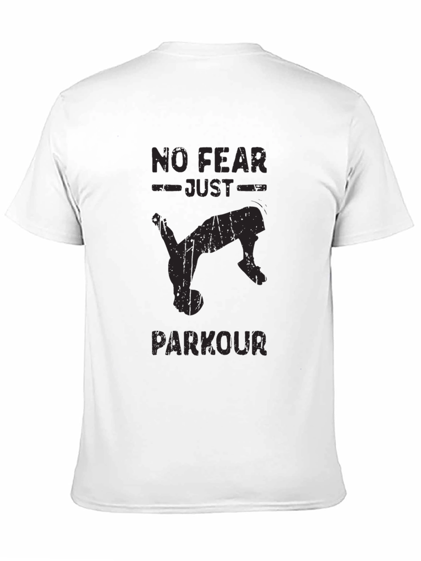 No Fear Just Parkour Black T-Shirt