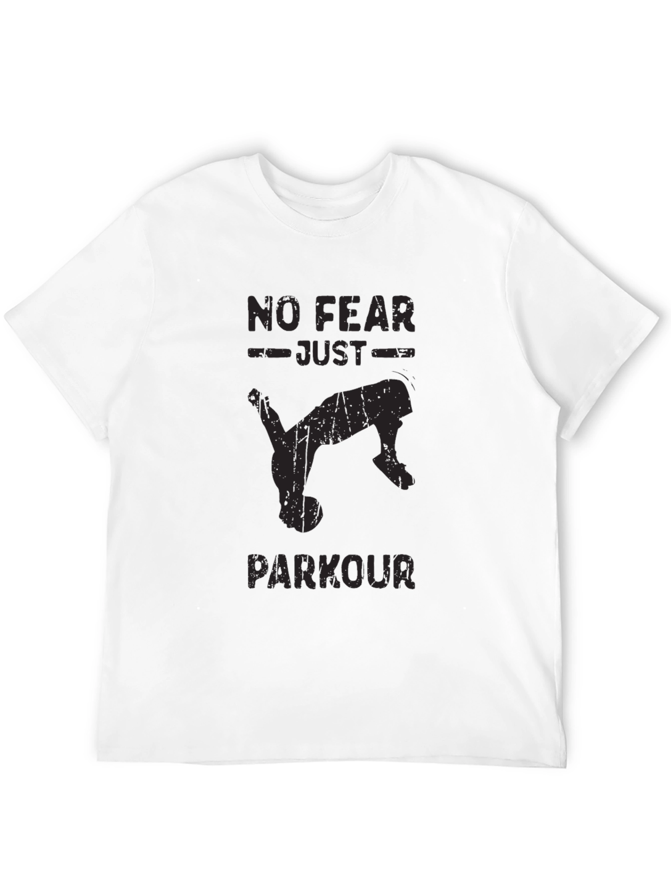No Fear Just Parkour Black T-Shirt