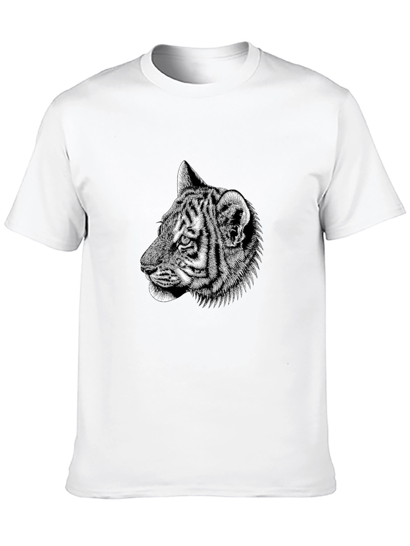 Cool Tiger Graphic Black T-Shirt