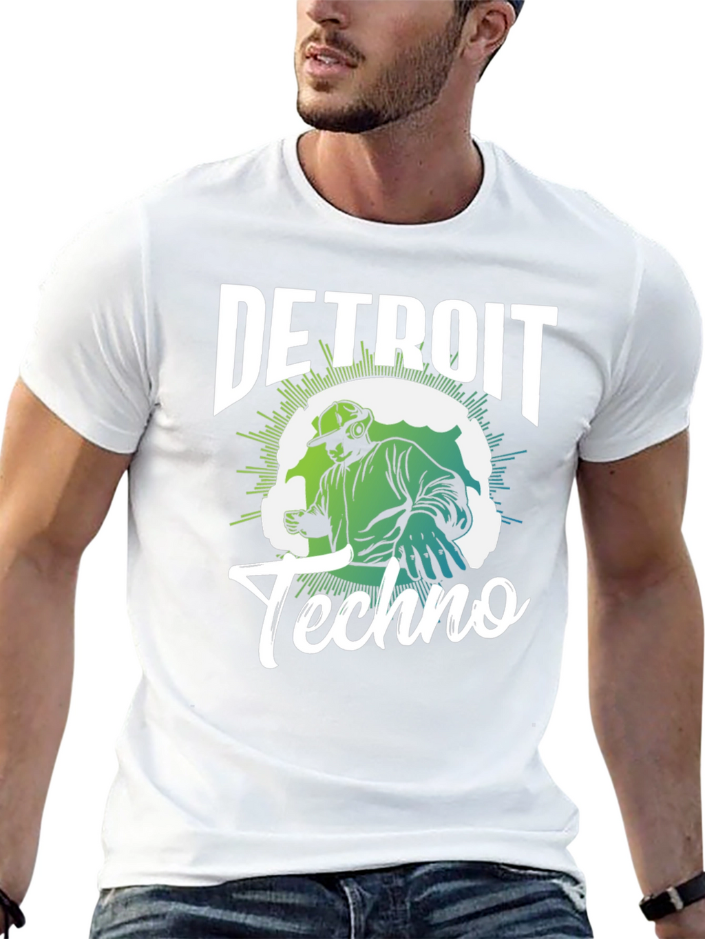 Detroit Techno Graphic T-Shirt