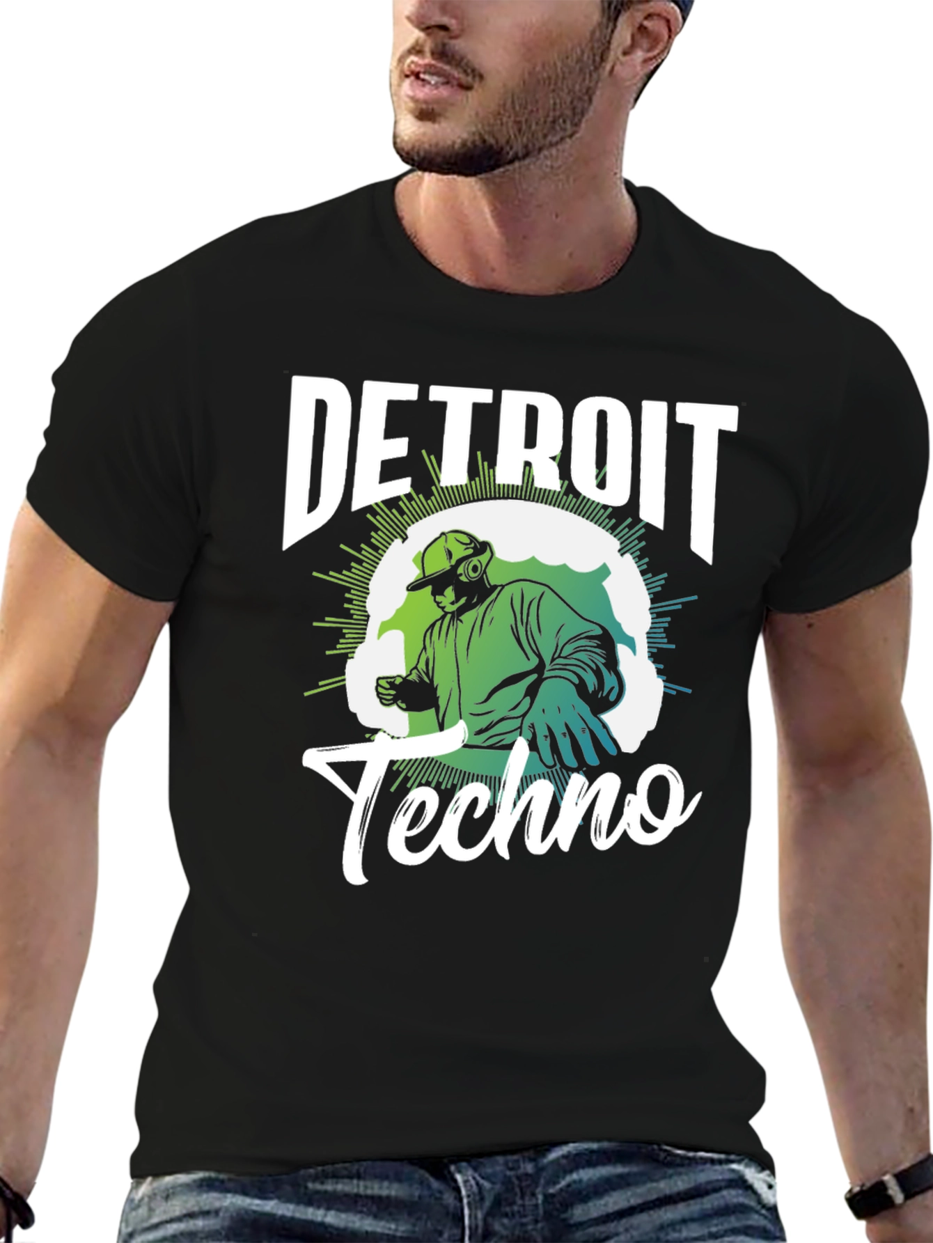 Detroit Techno Graphic T-Shirt