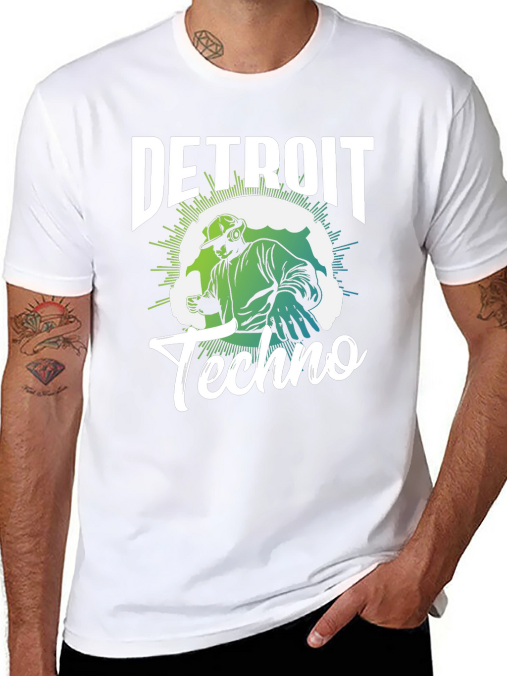 Detroit Techno Graphic T-Shirt
