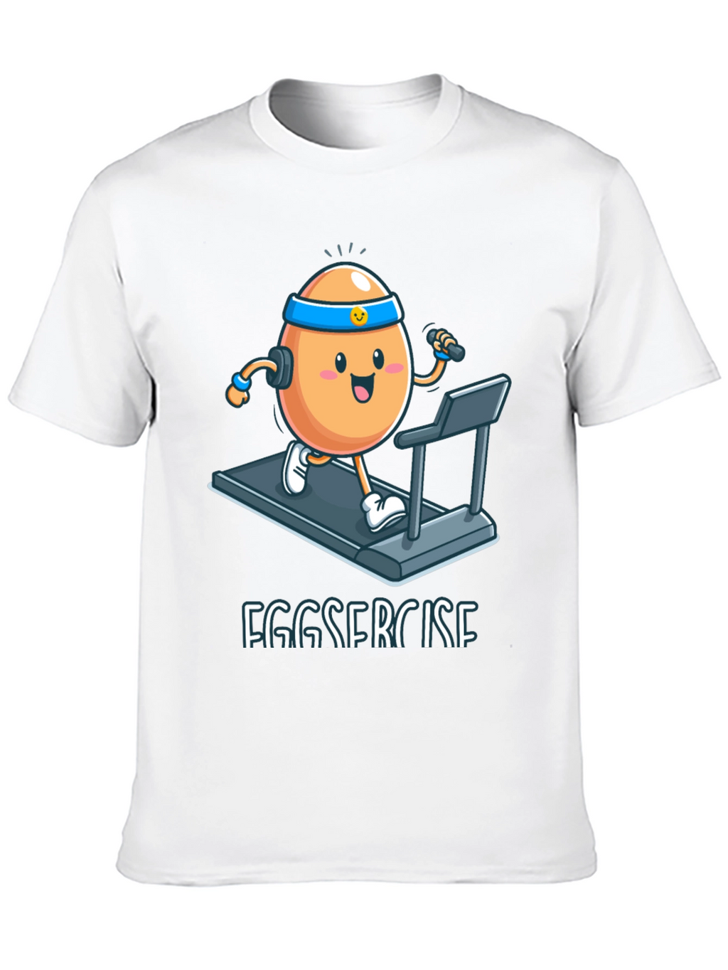 Eggsercise T-Shirt: Funny Workout Egg Tee