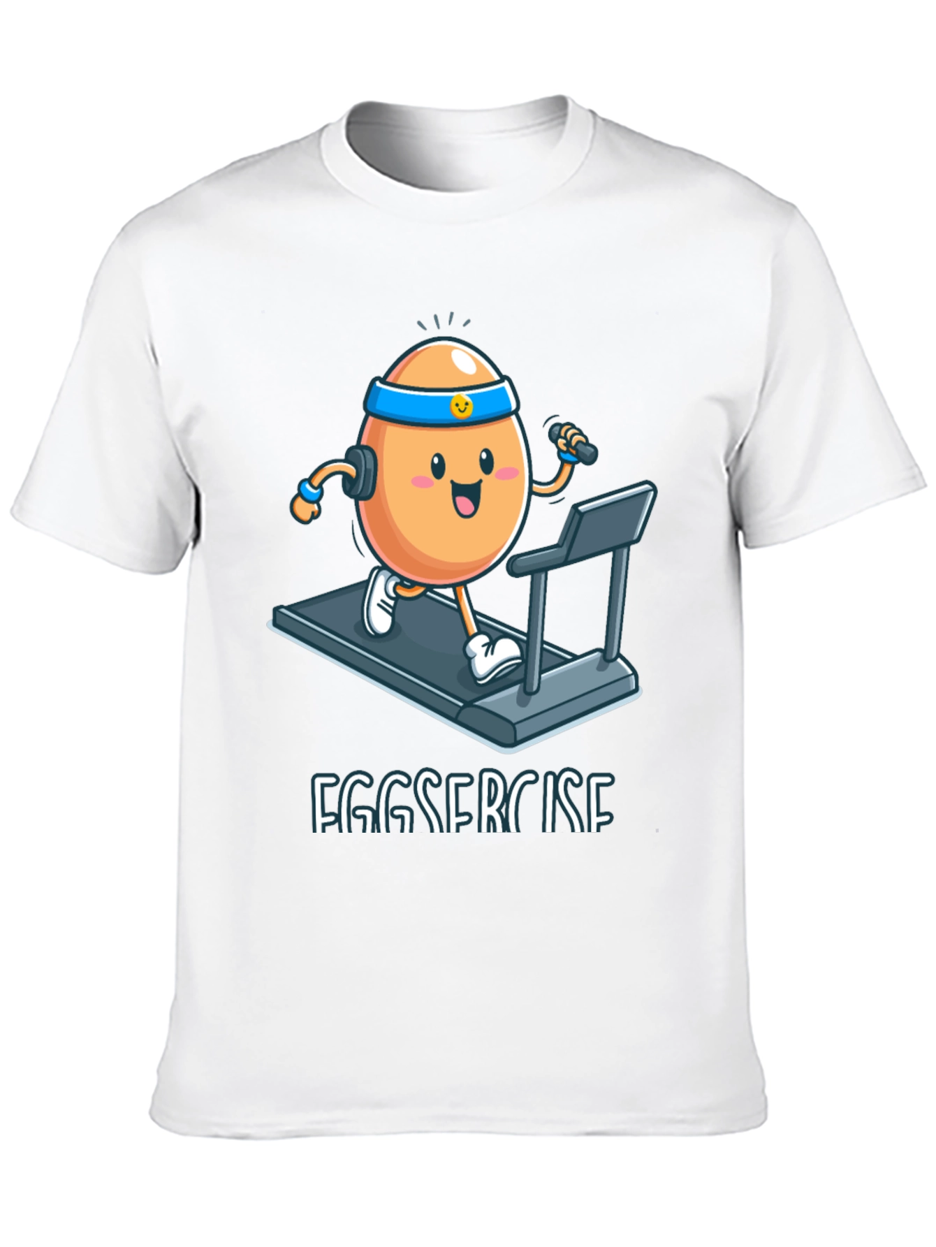 Eggsercise T-Shirt: Funny Workout Egg Tee