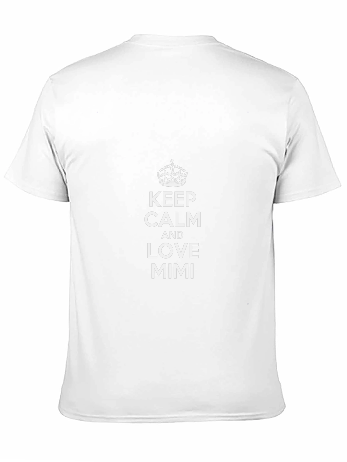 Keep Calm Love Mimi Black T-Shirt