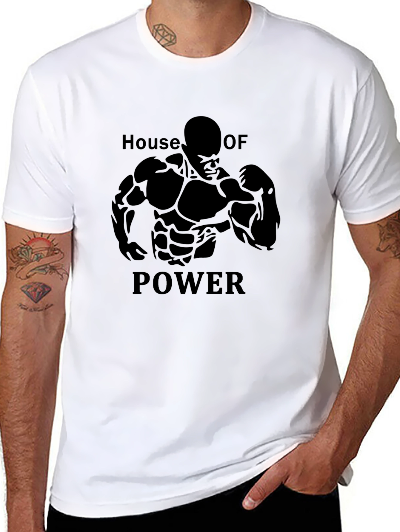 House of Power Black Graphic Tee