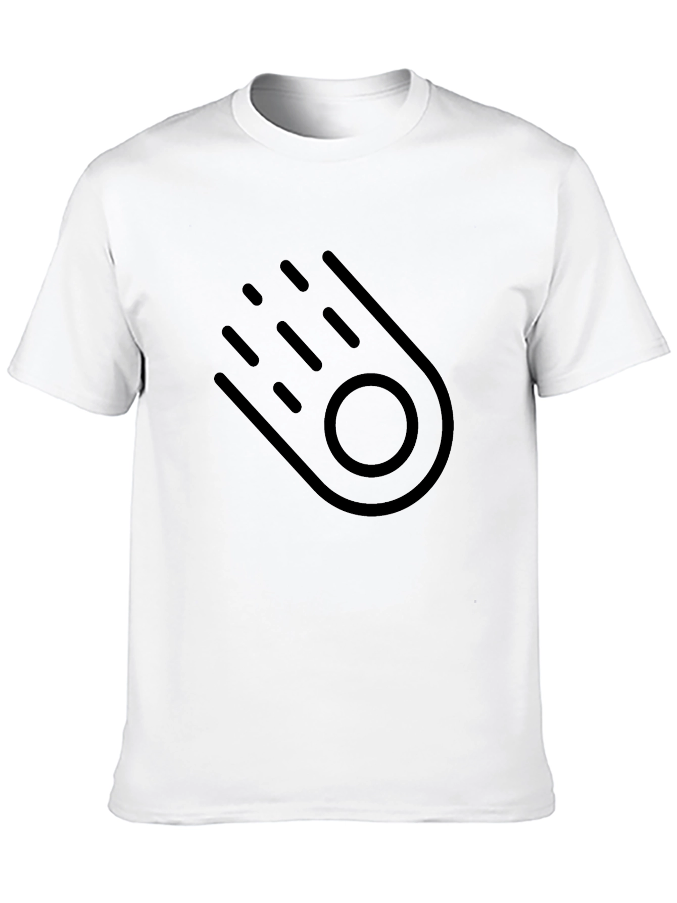 Black Comet Graphic Tee - Stylish Casual Wear