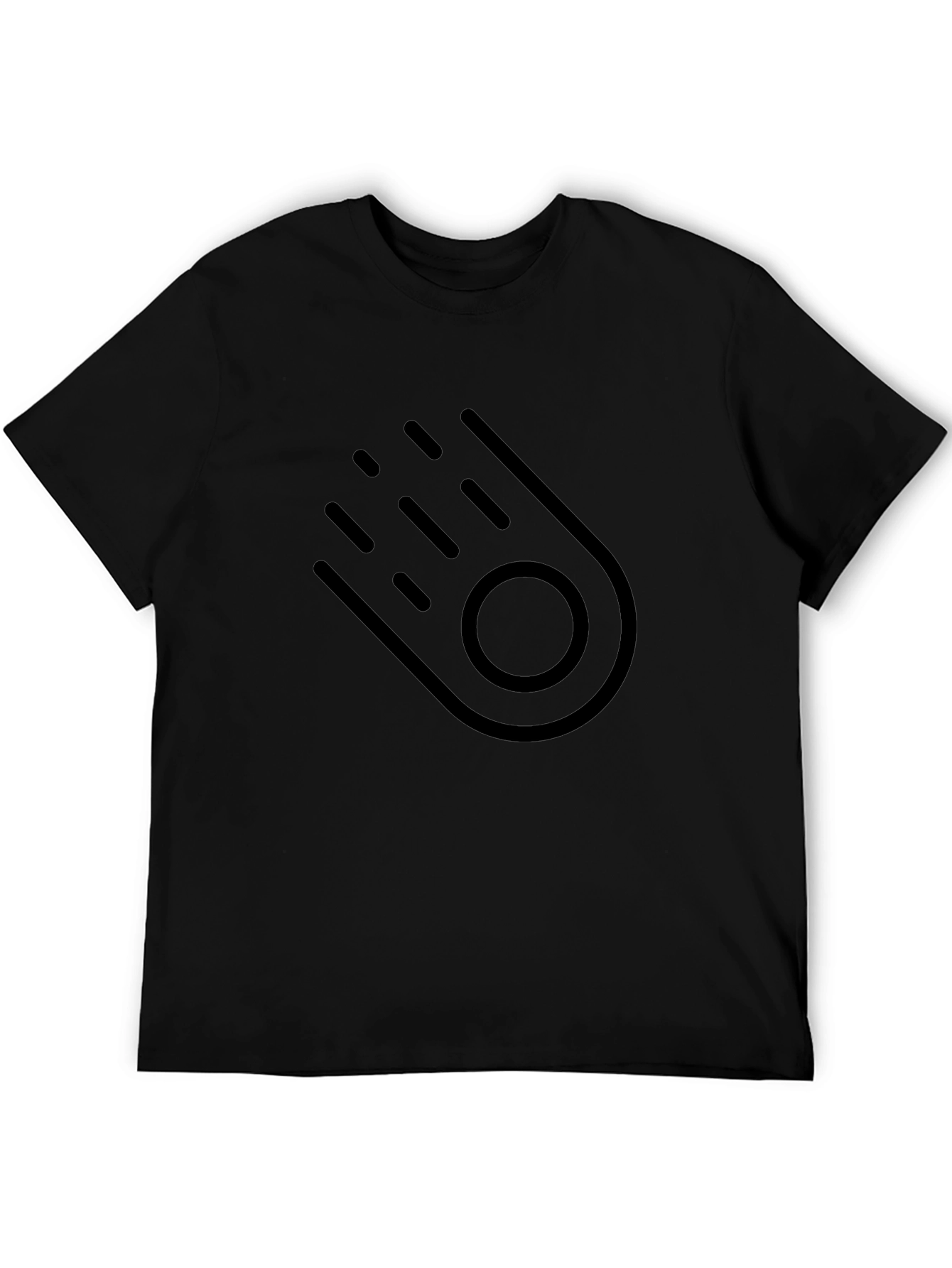 Black Comet Graphic Tee - Stylish Casual Wear